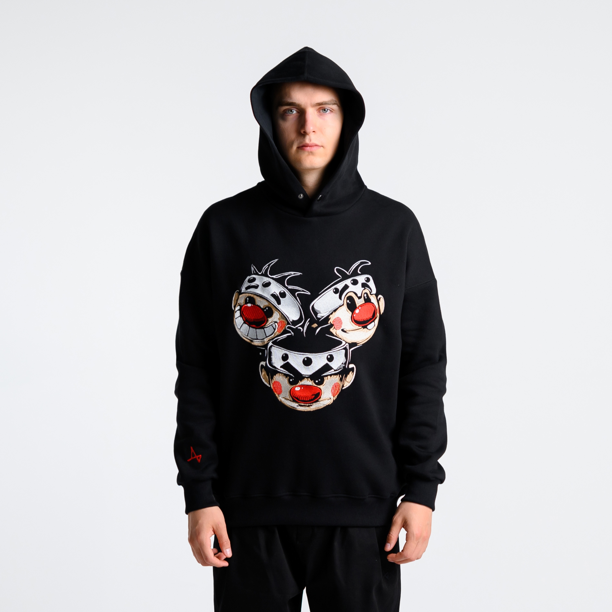 Утеплённое худи Маски