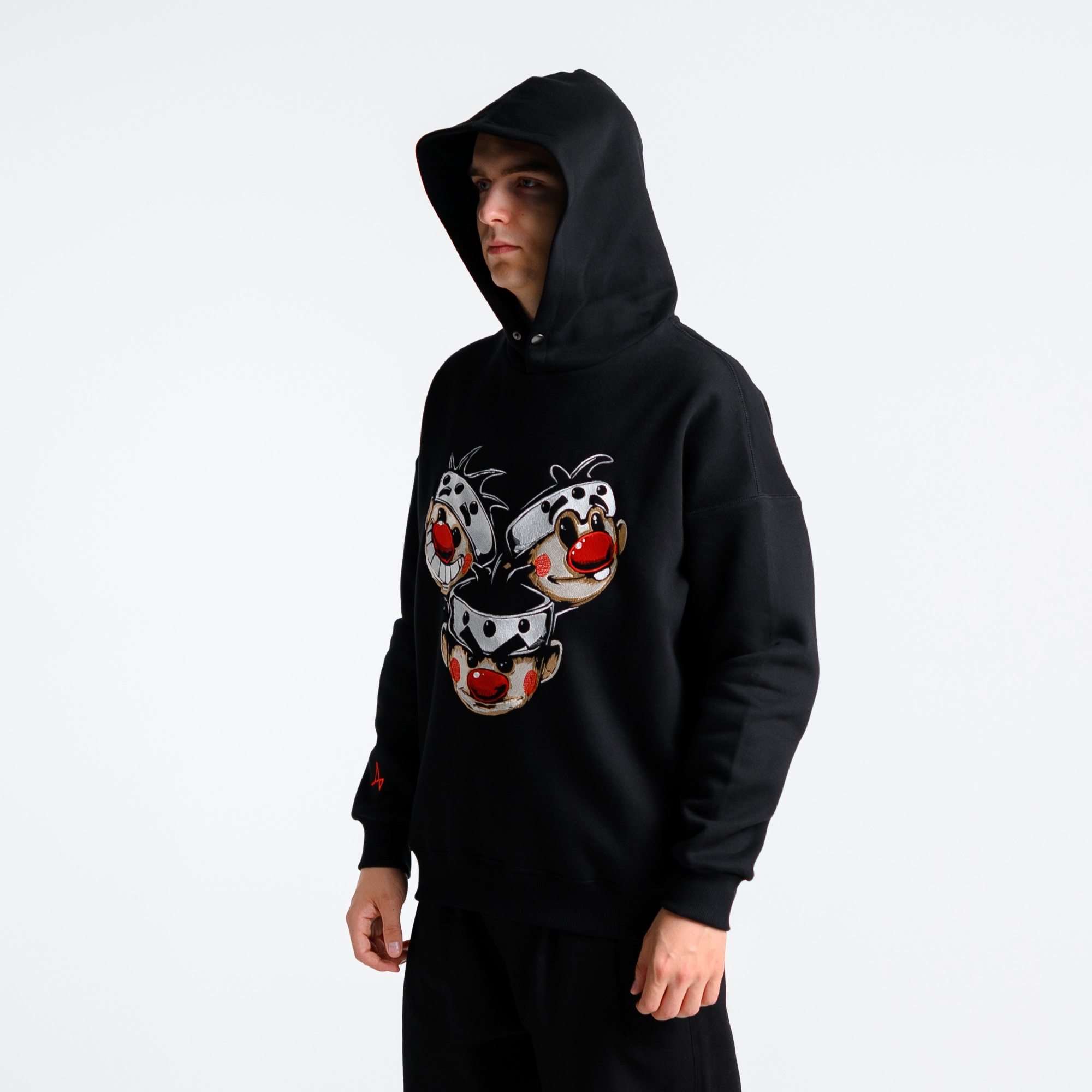 Утеплённое худи Маски