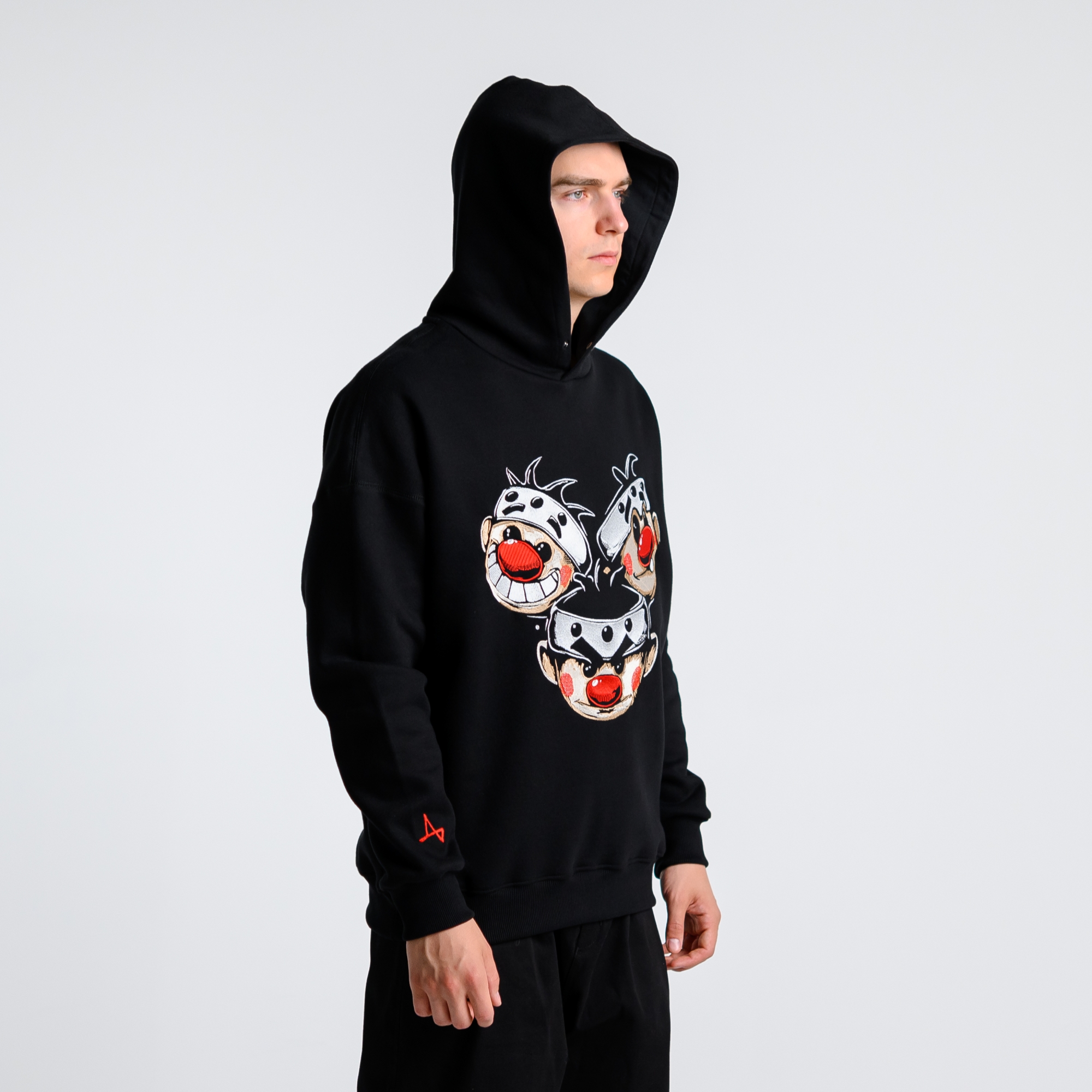 Утеплённое худи Маски