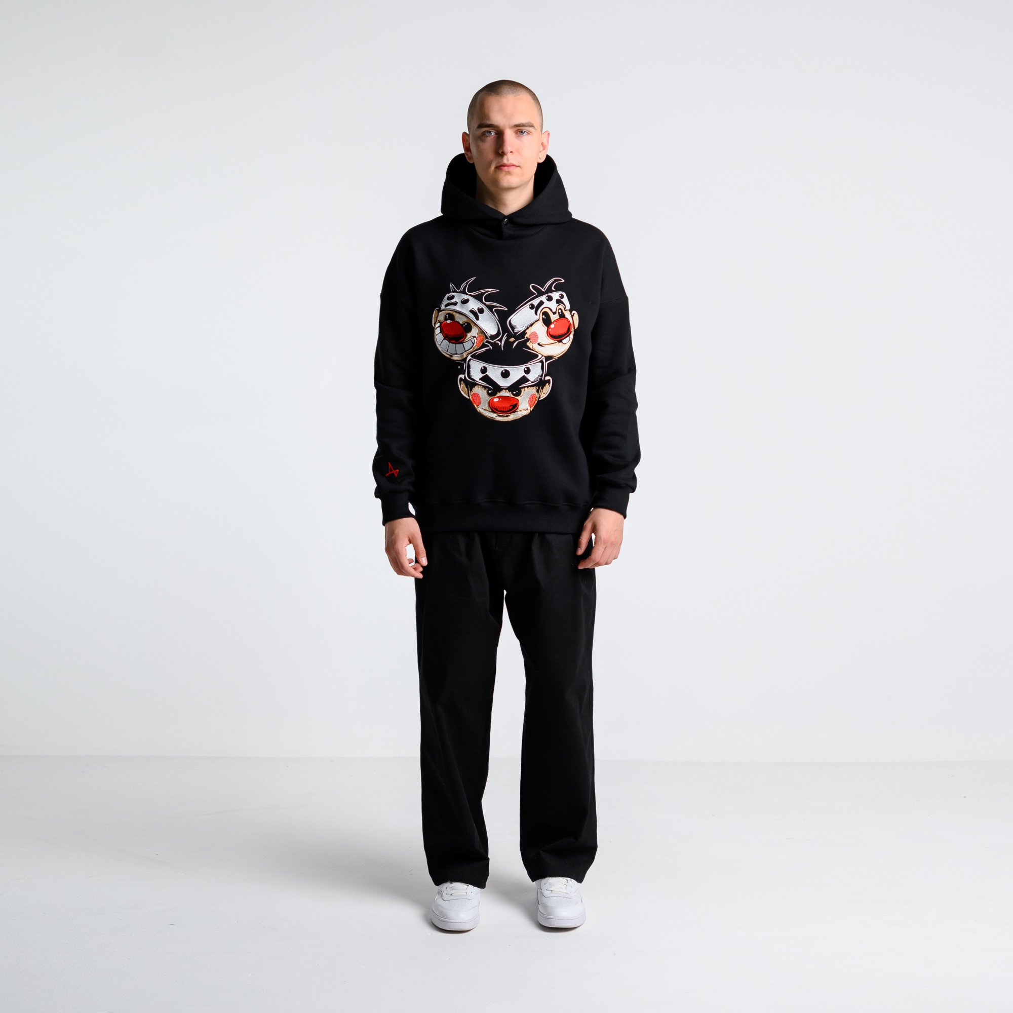 Утеплённое худи Маски