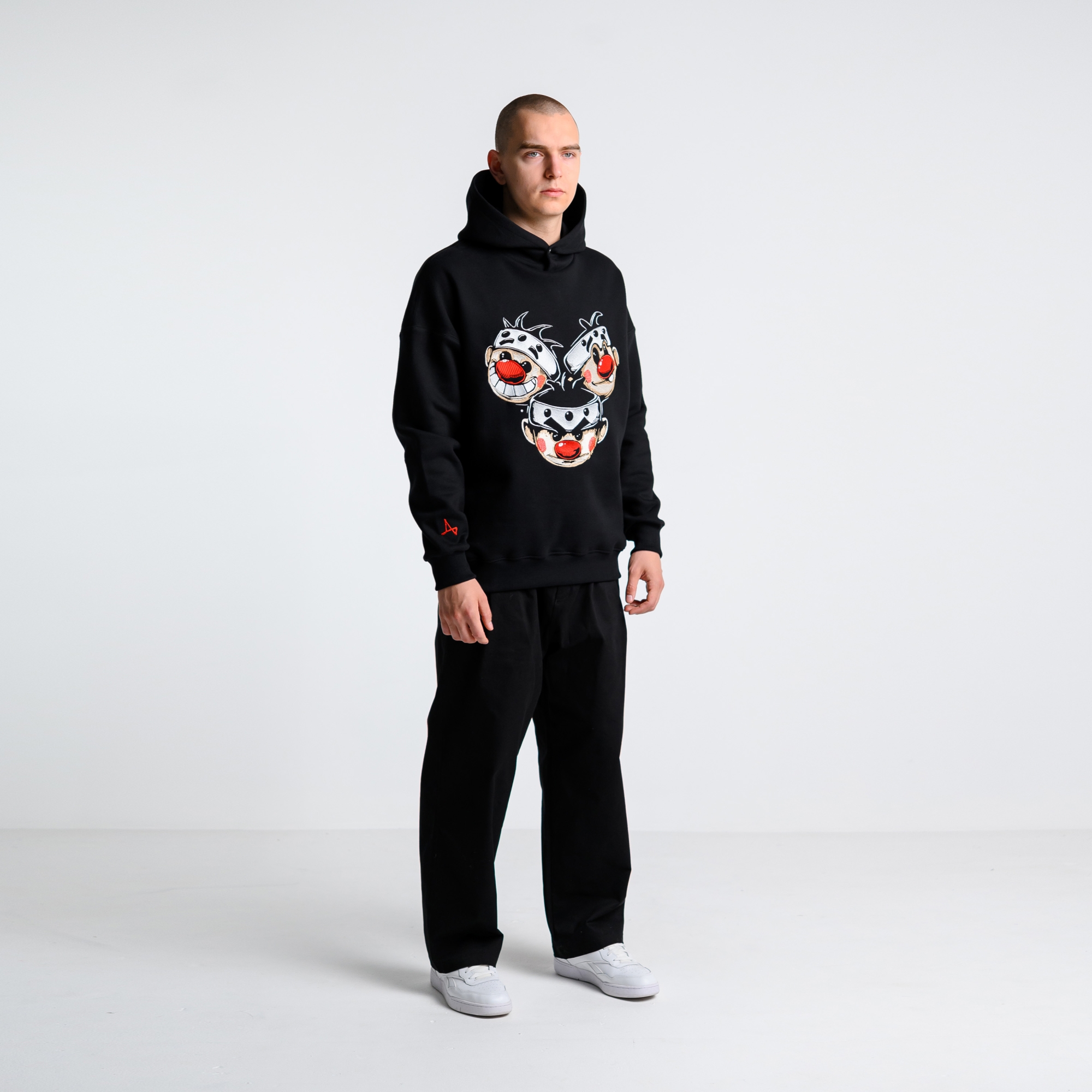 Утеплённое худи Маски