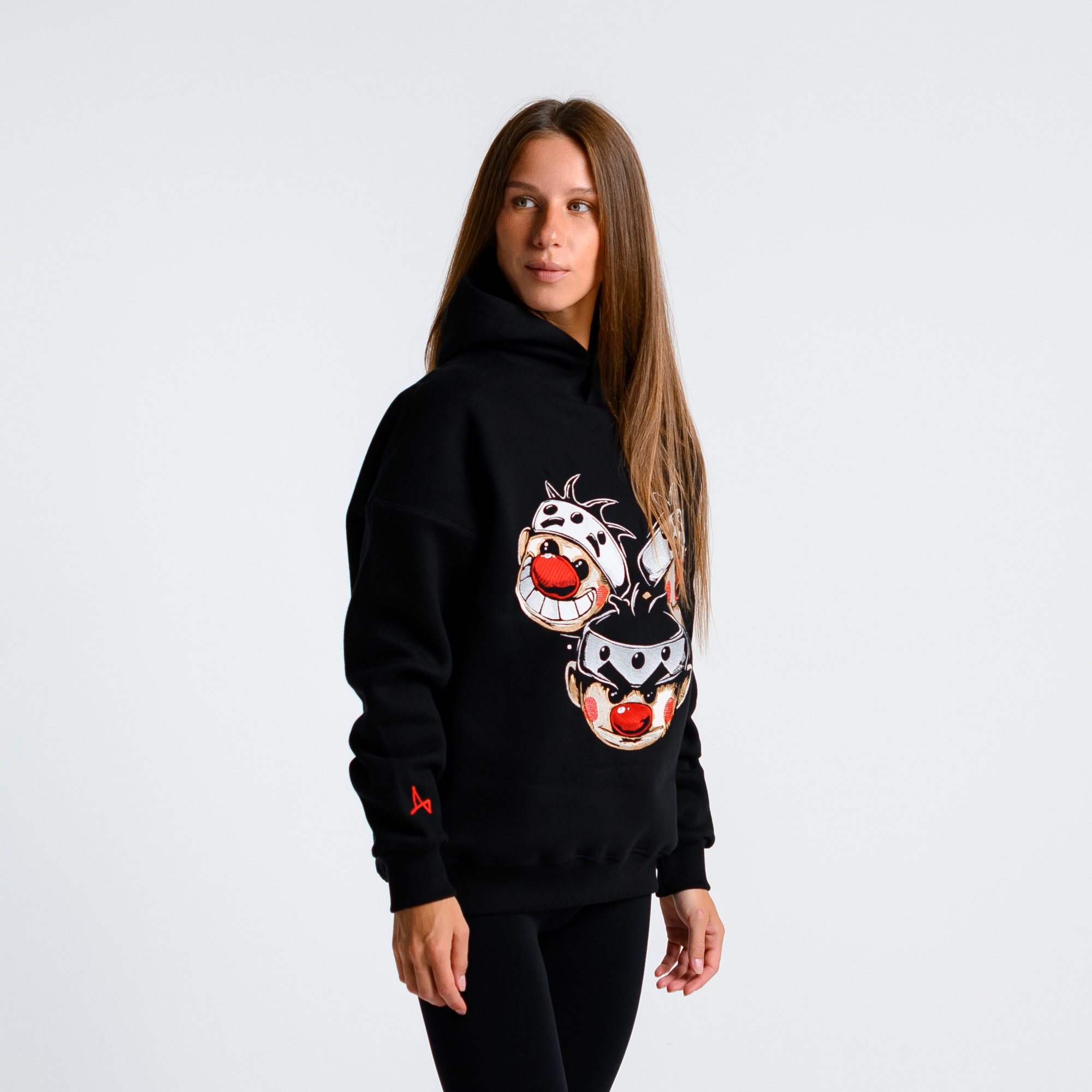 Утеплённое худи Маски