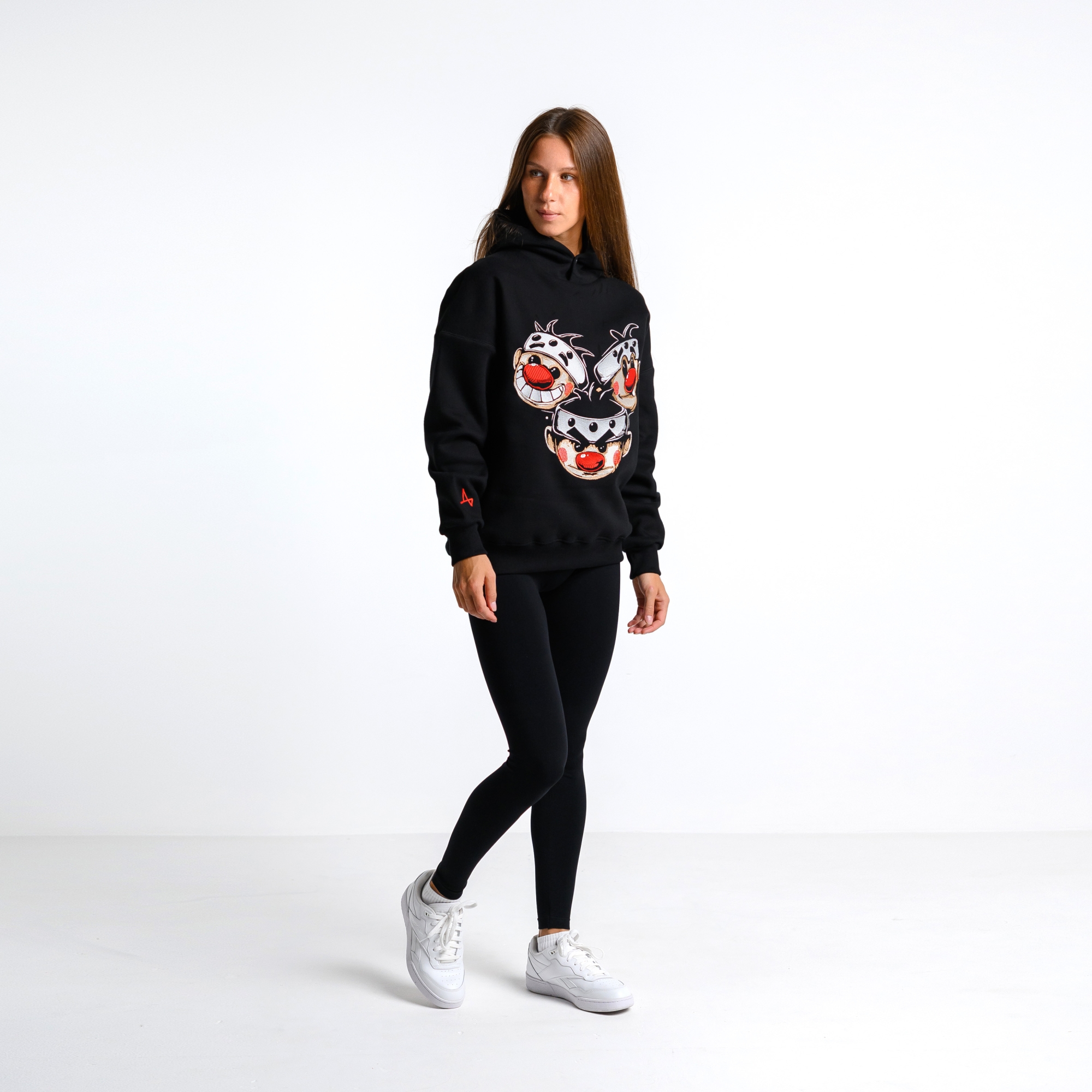 Утеплённое худи Маски