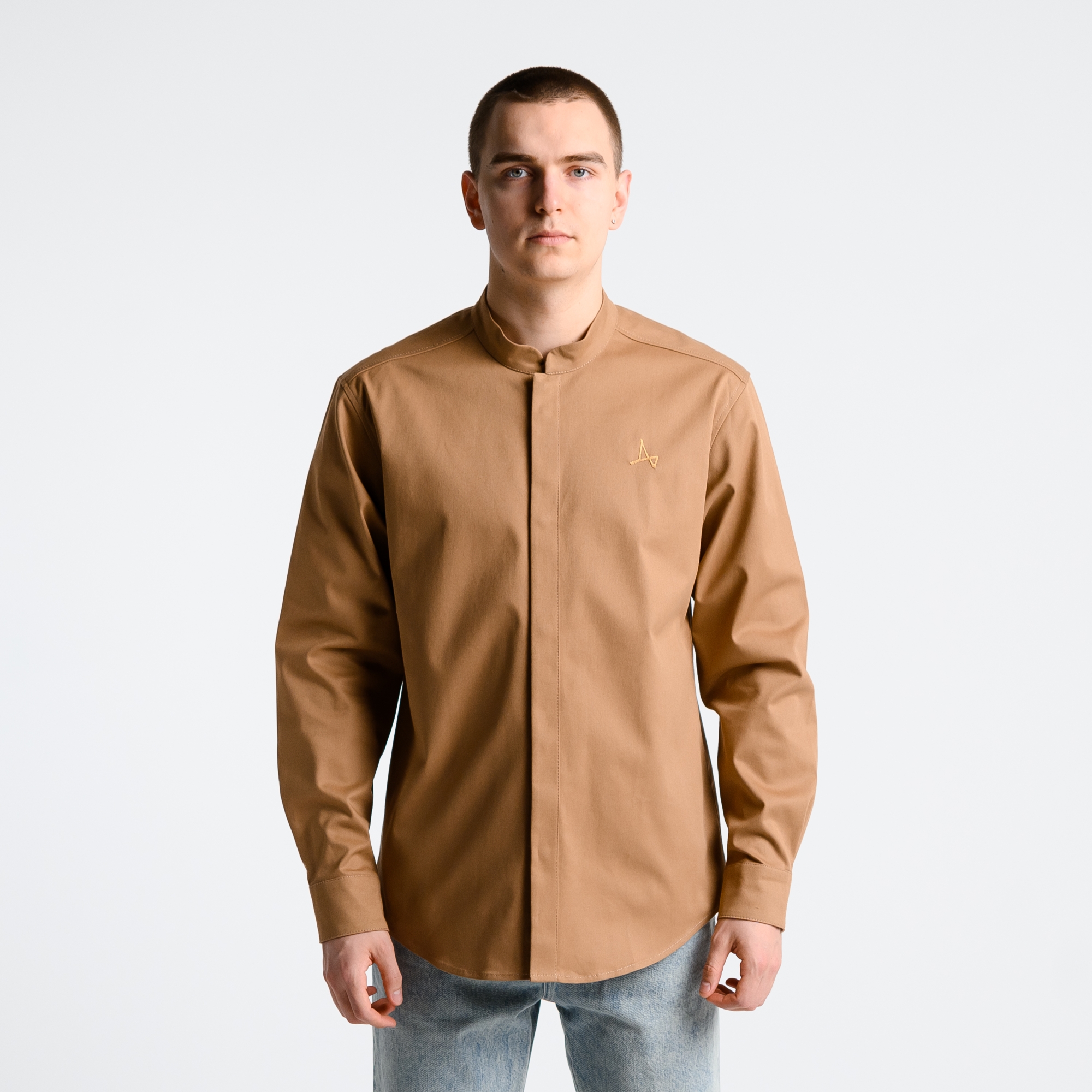 Рубашка без воротника