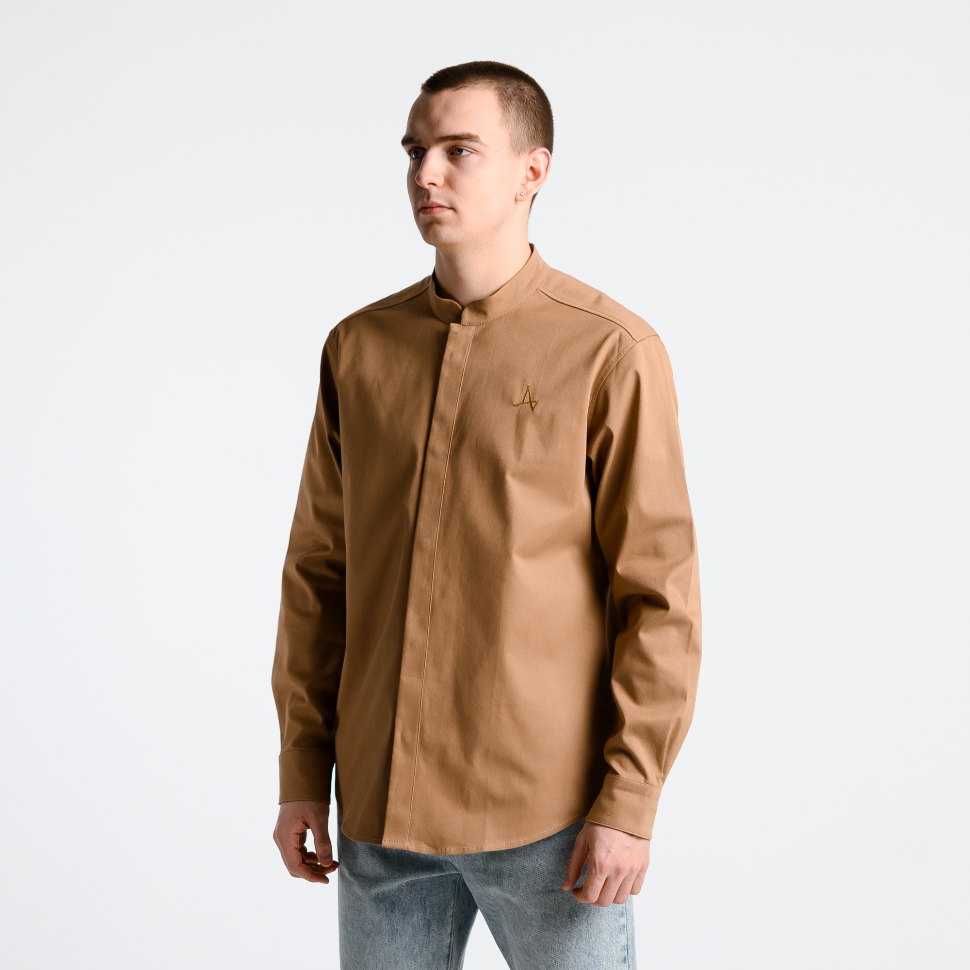 Рубашка без воротника