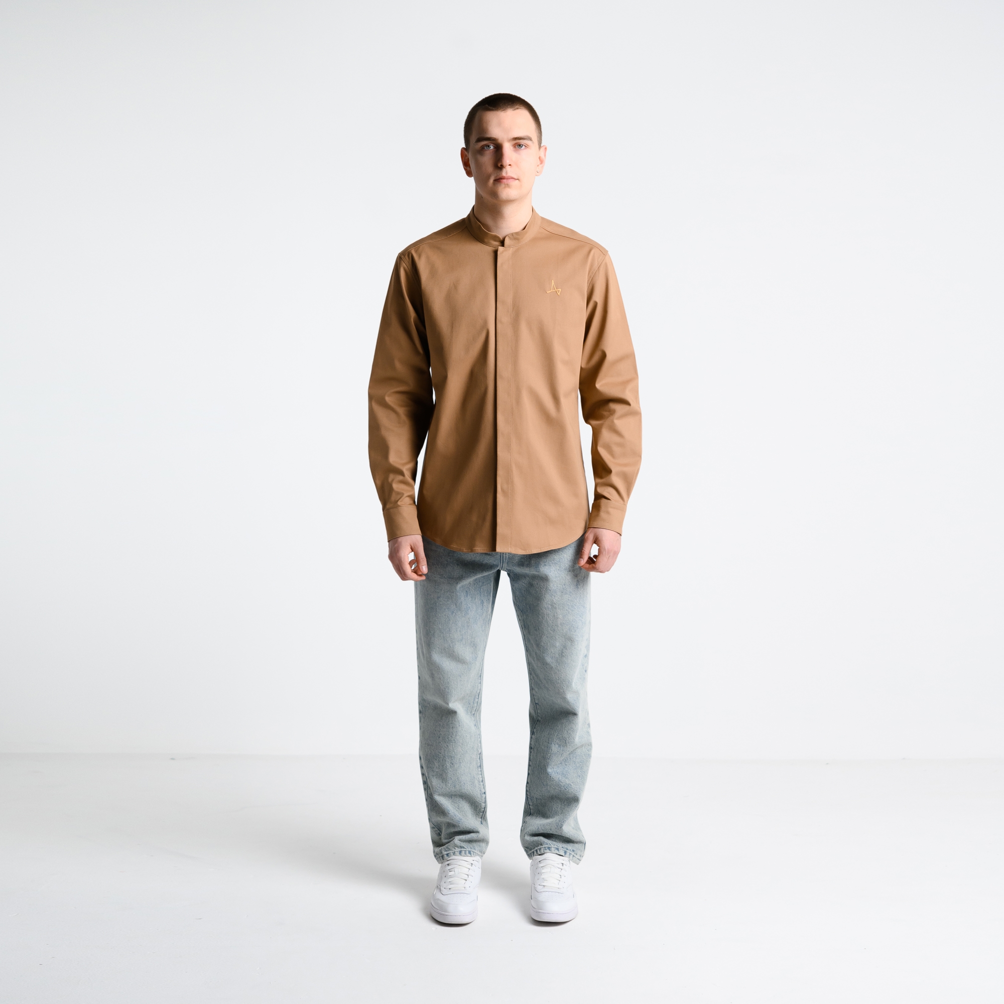 Рубашка без воротника