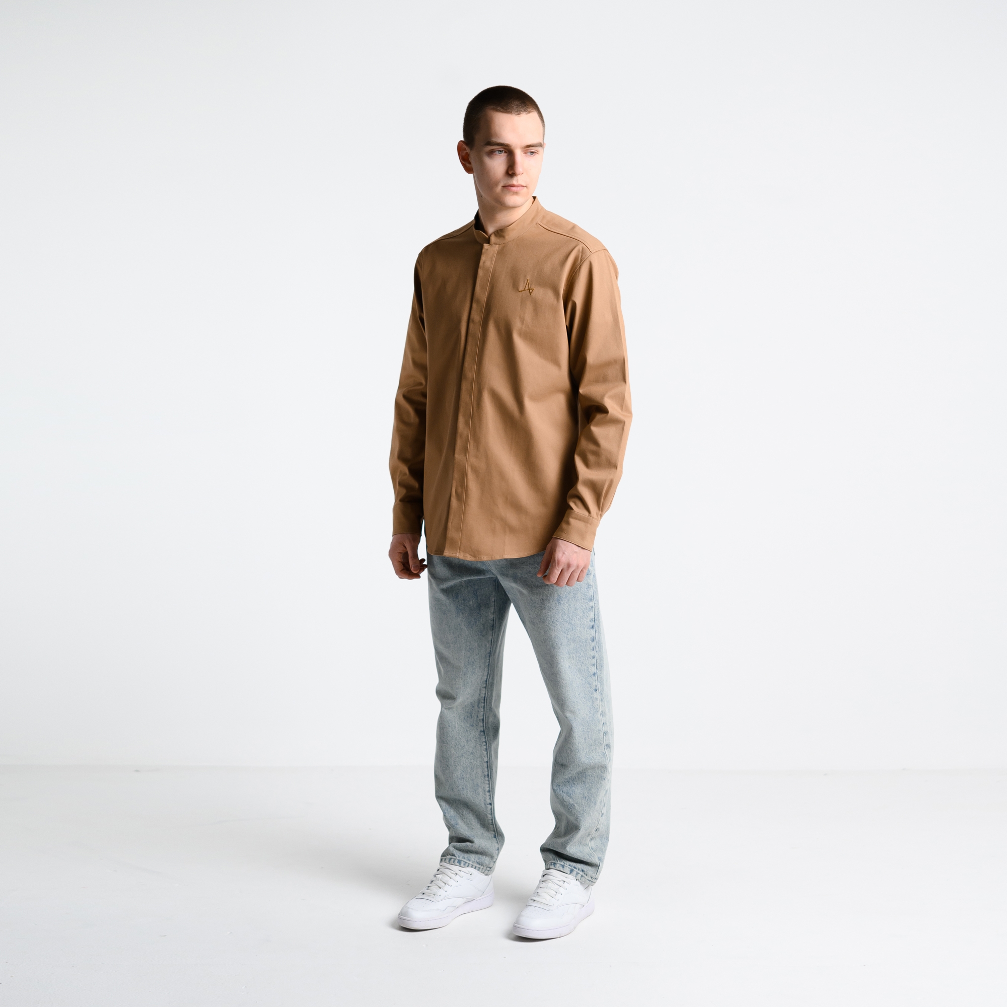 Рубашка без воротника