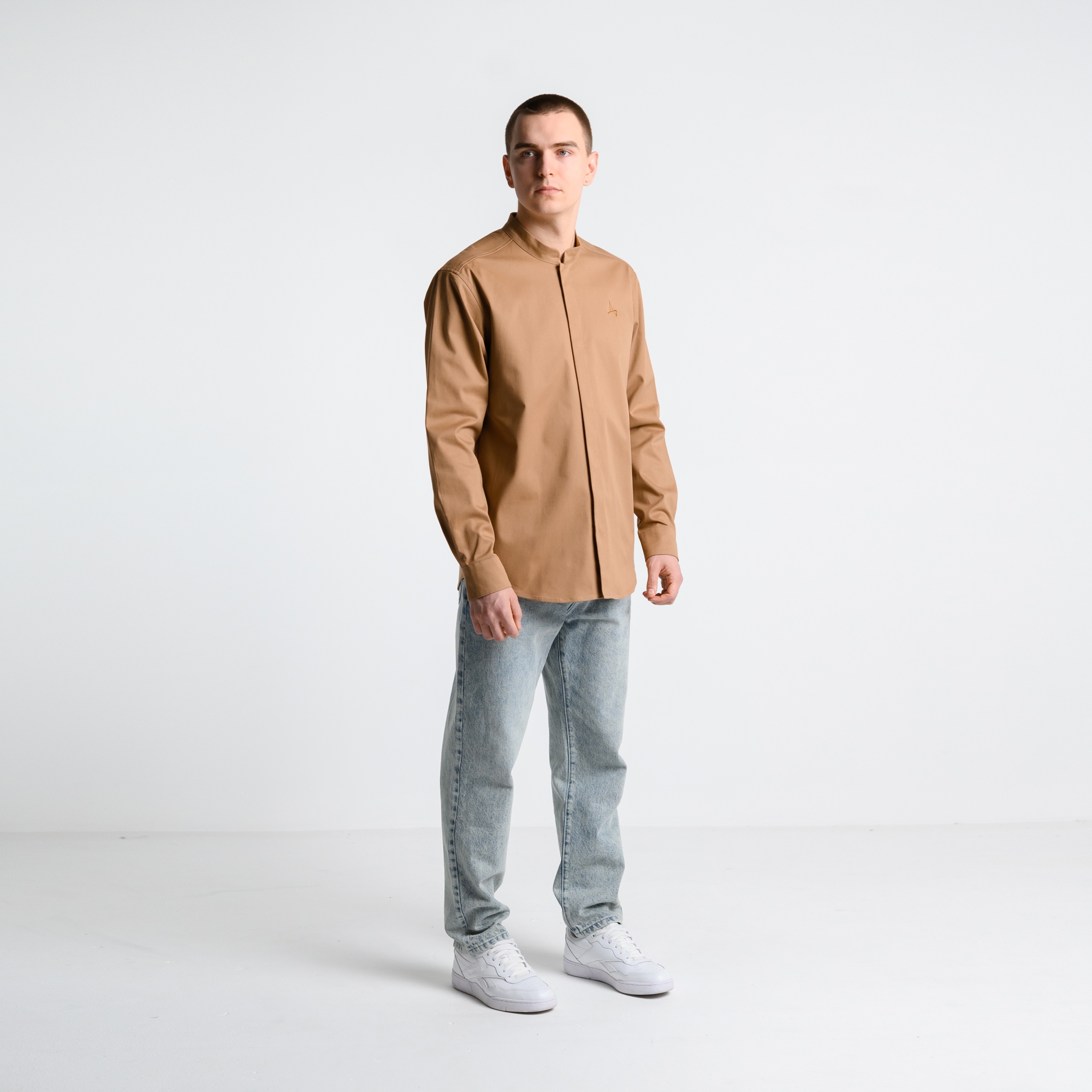 Рубашка без воротника