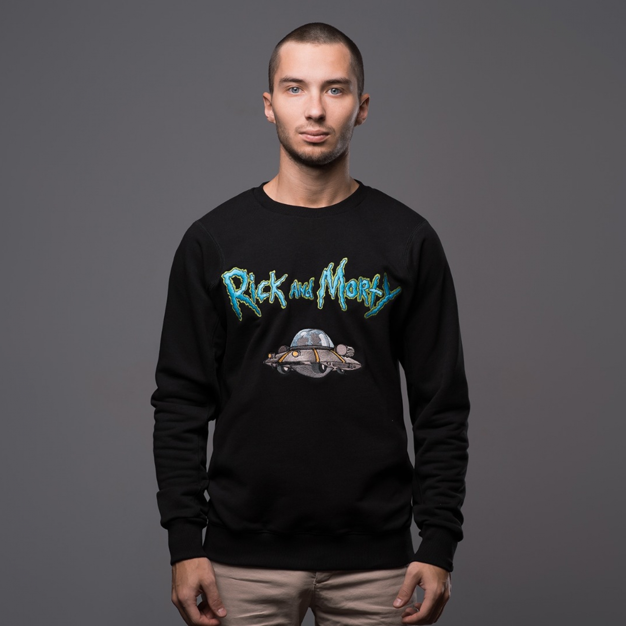 Свитшот Rick and Morty (с резинкой)