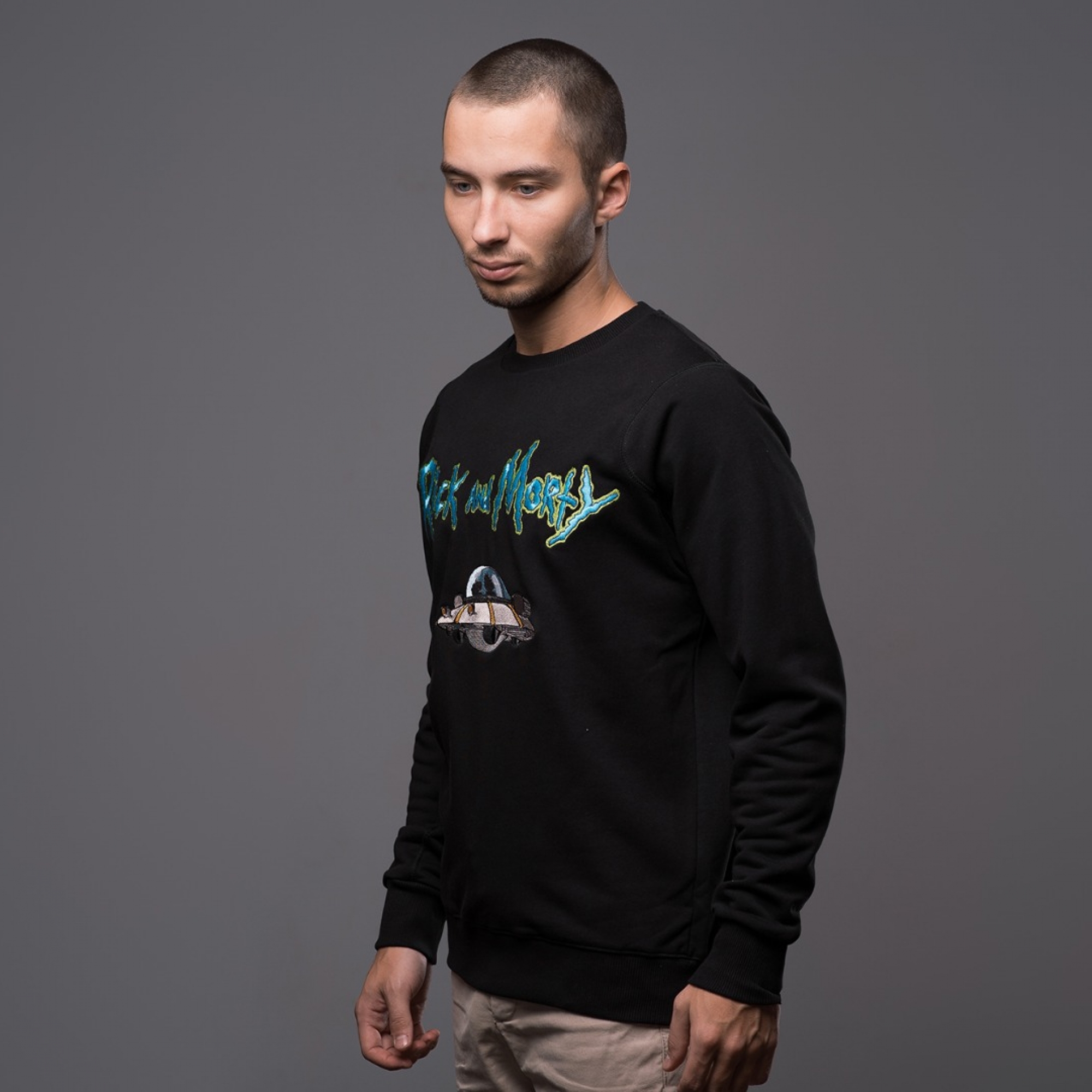 Свитшот Rick and Morty (с резинкой)