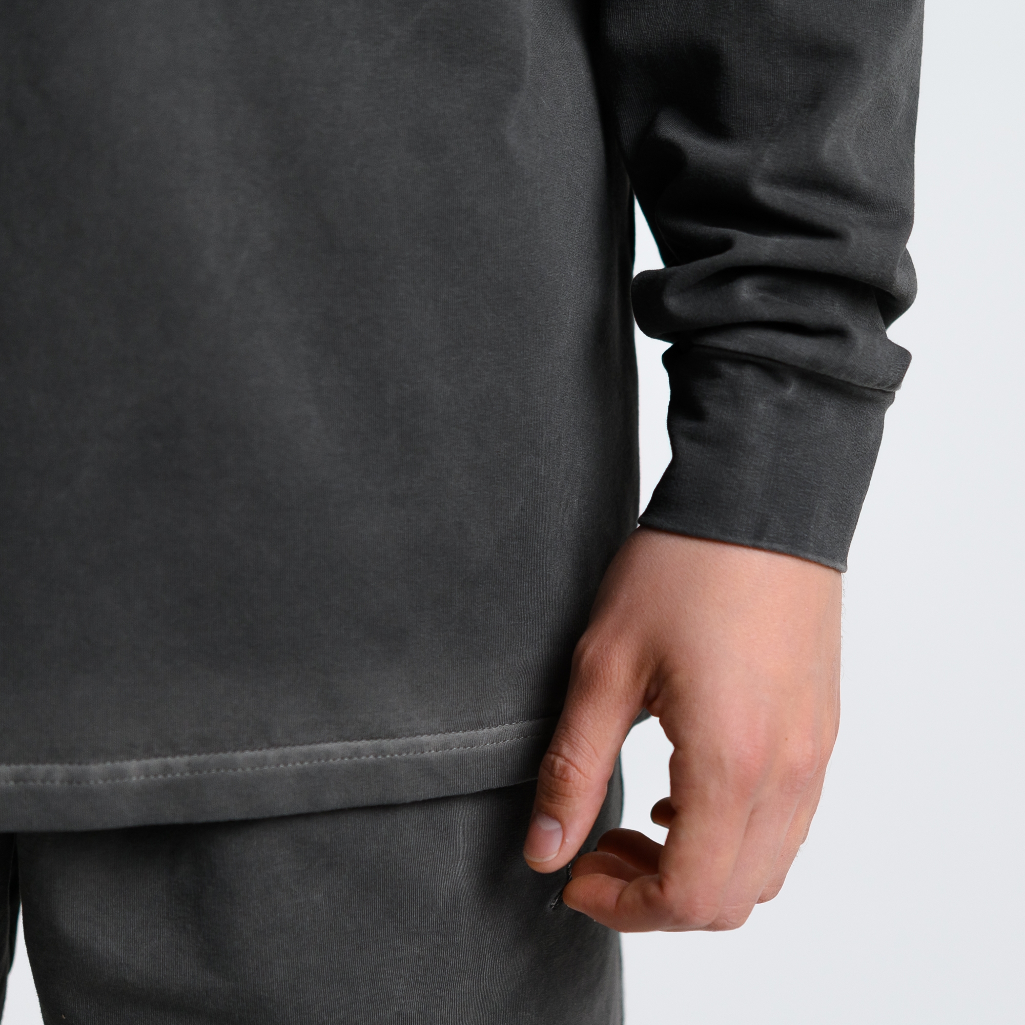 Лонгслив Garment Dye