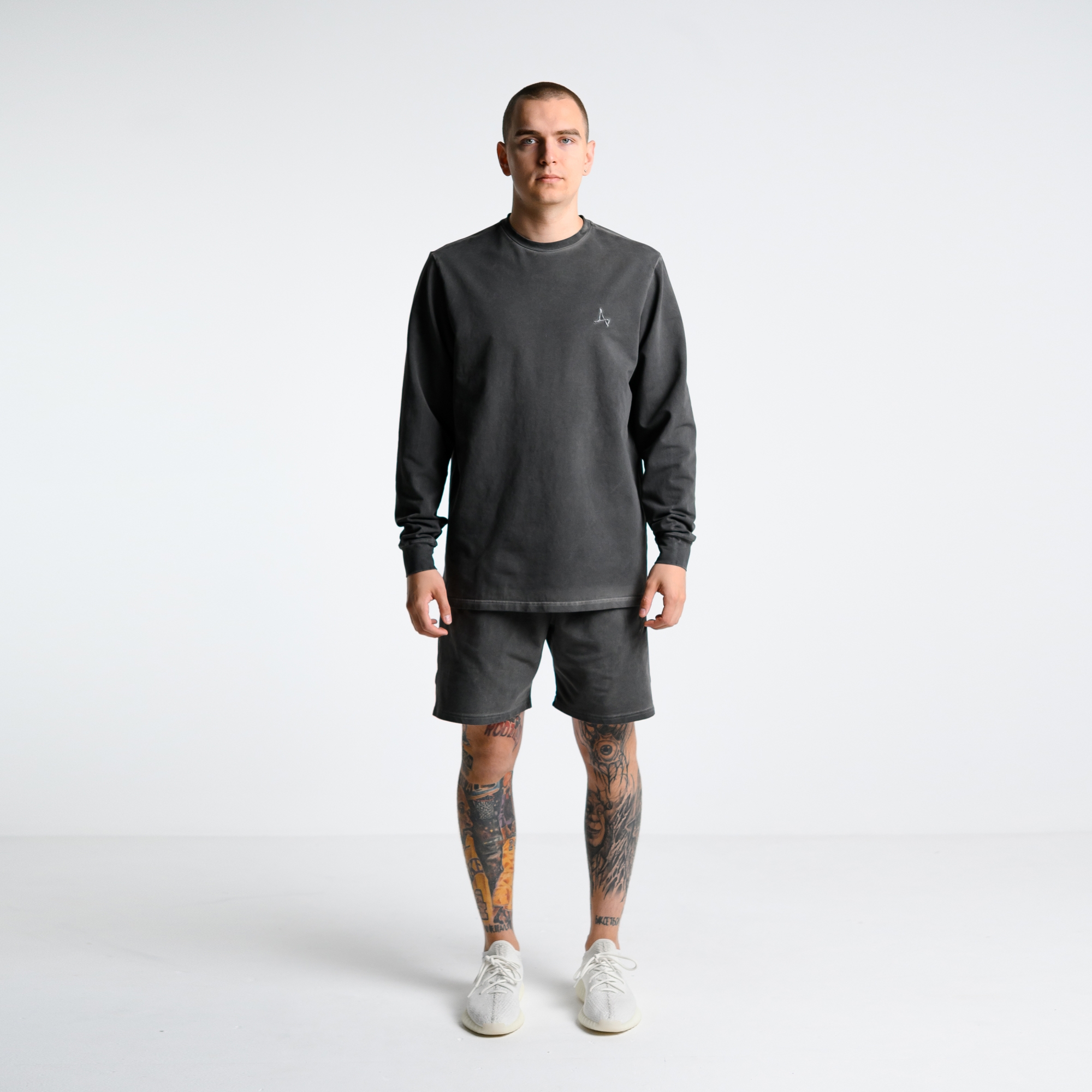 Лонгслив Garment Dye