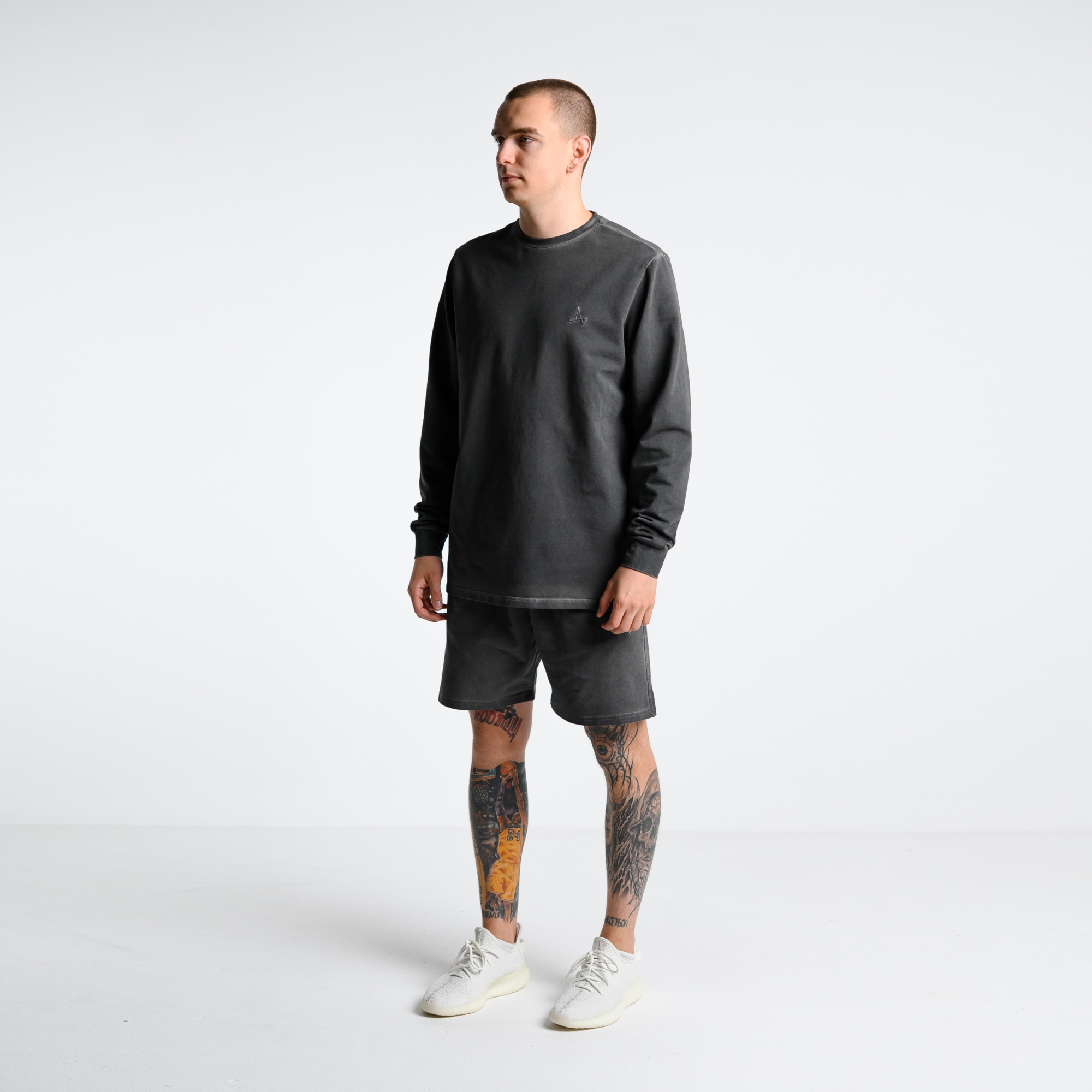 Лонгслив Garment Dye