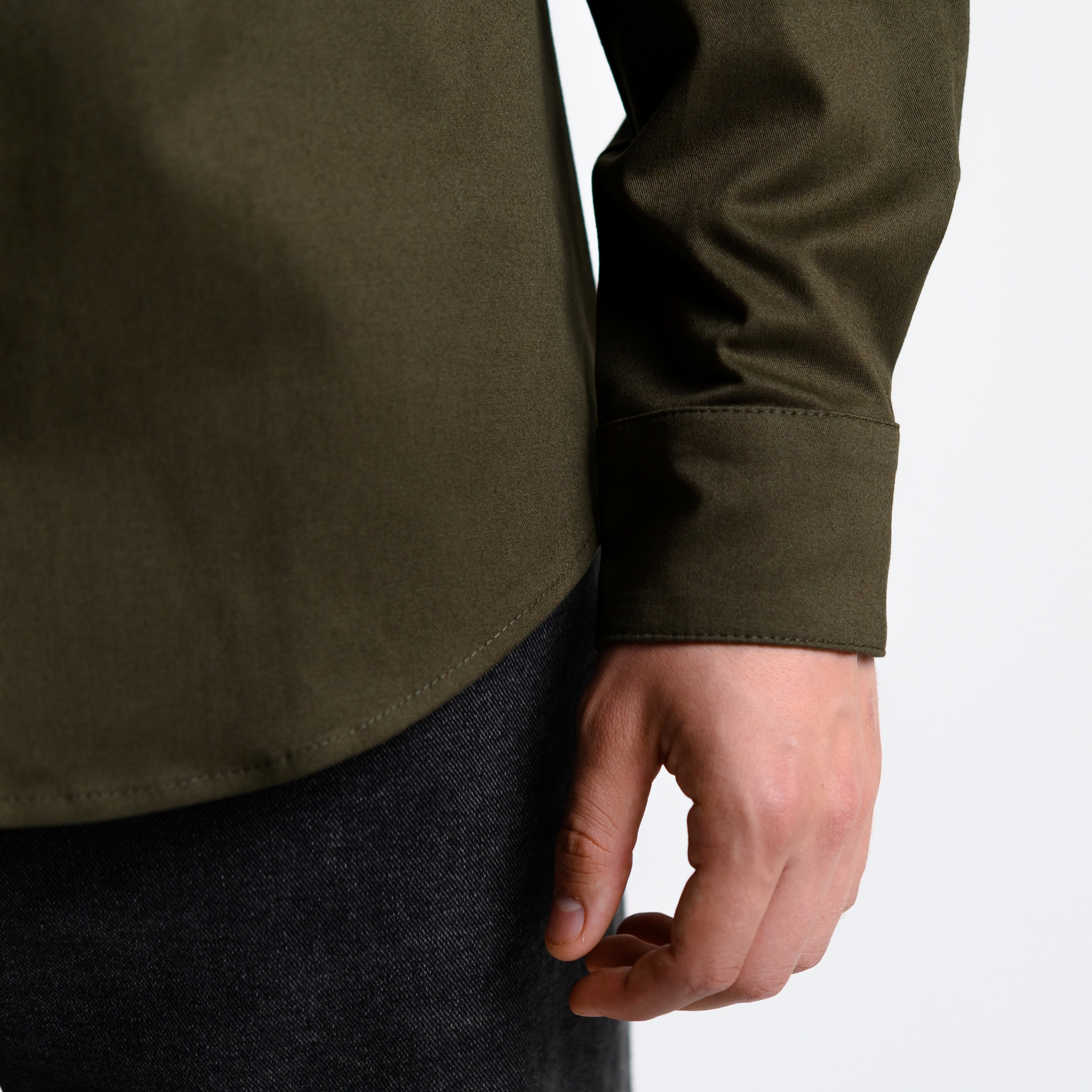 Рубашка без воротника