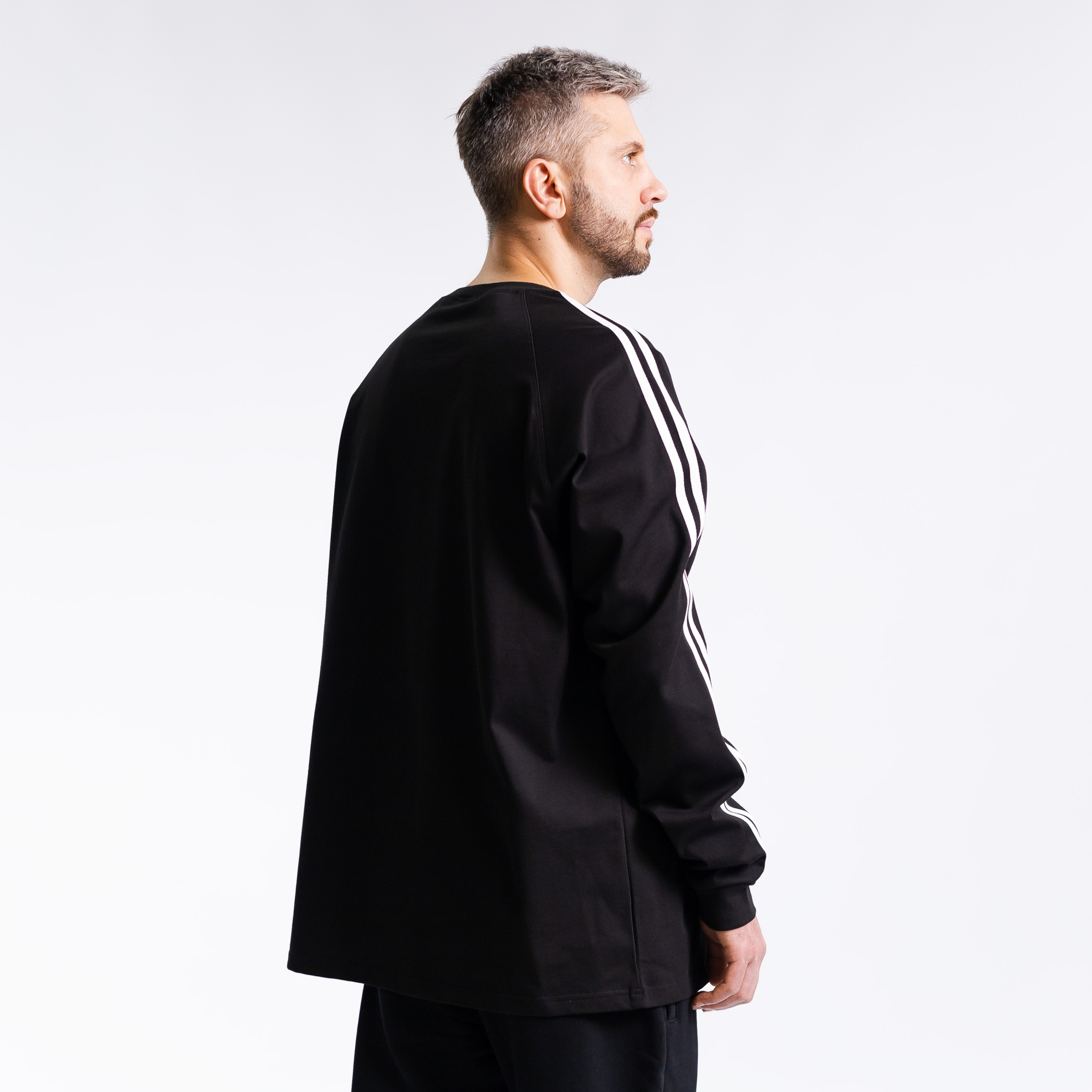 Лонгслив c лампасами