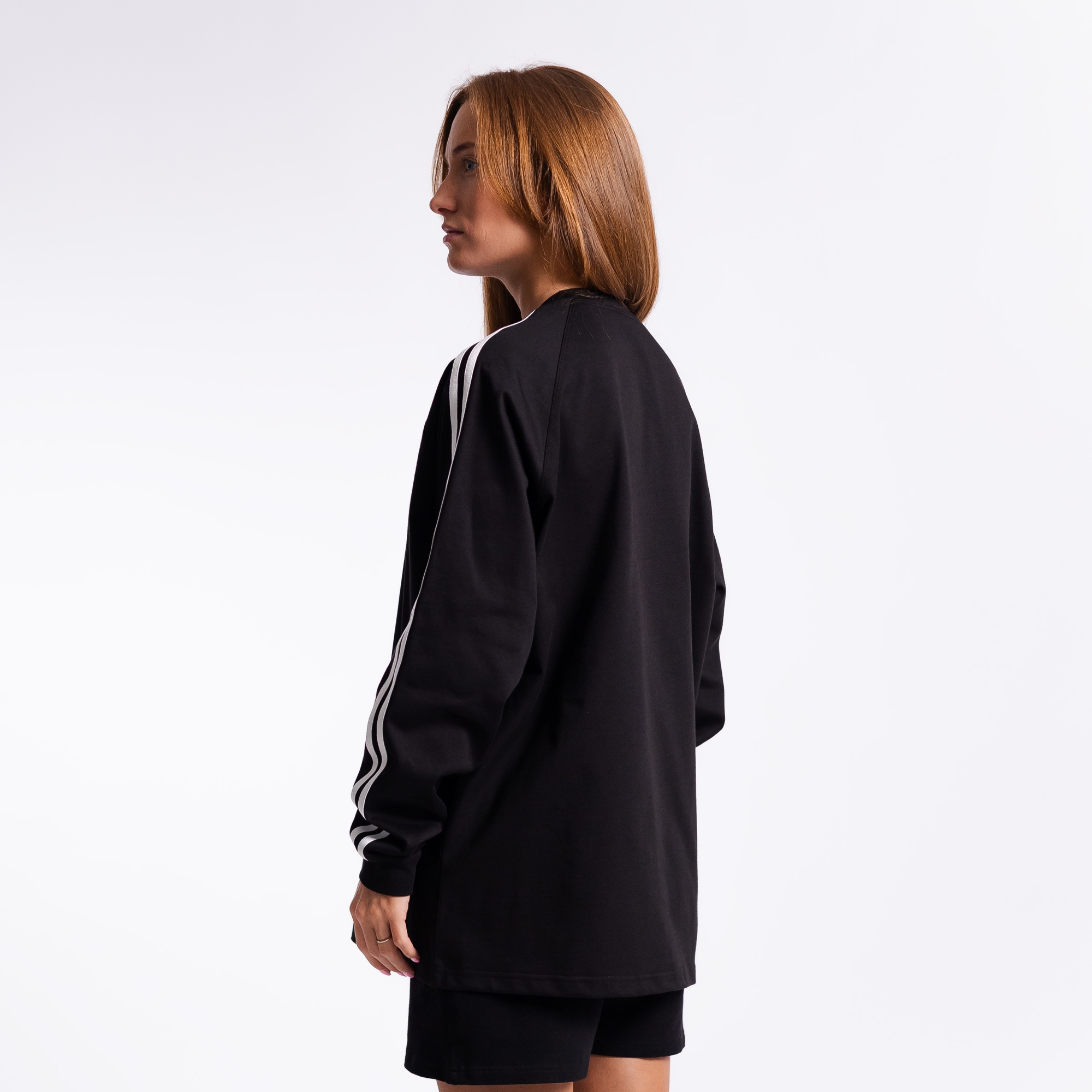 Лонгслив c лампасами