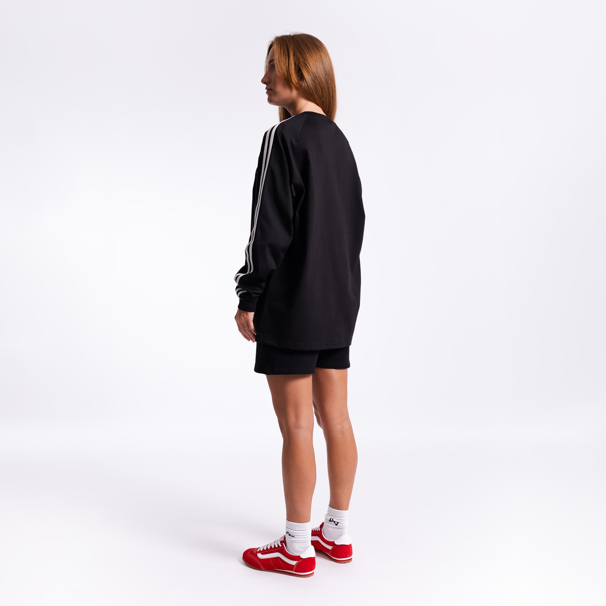 Лонгслив c лампасами