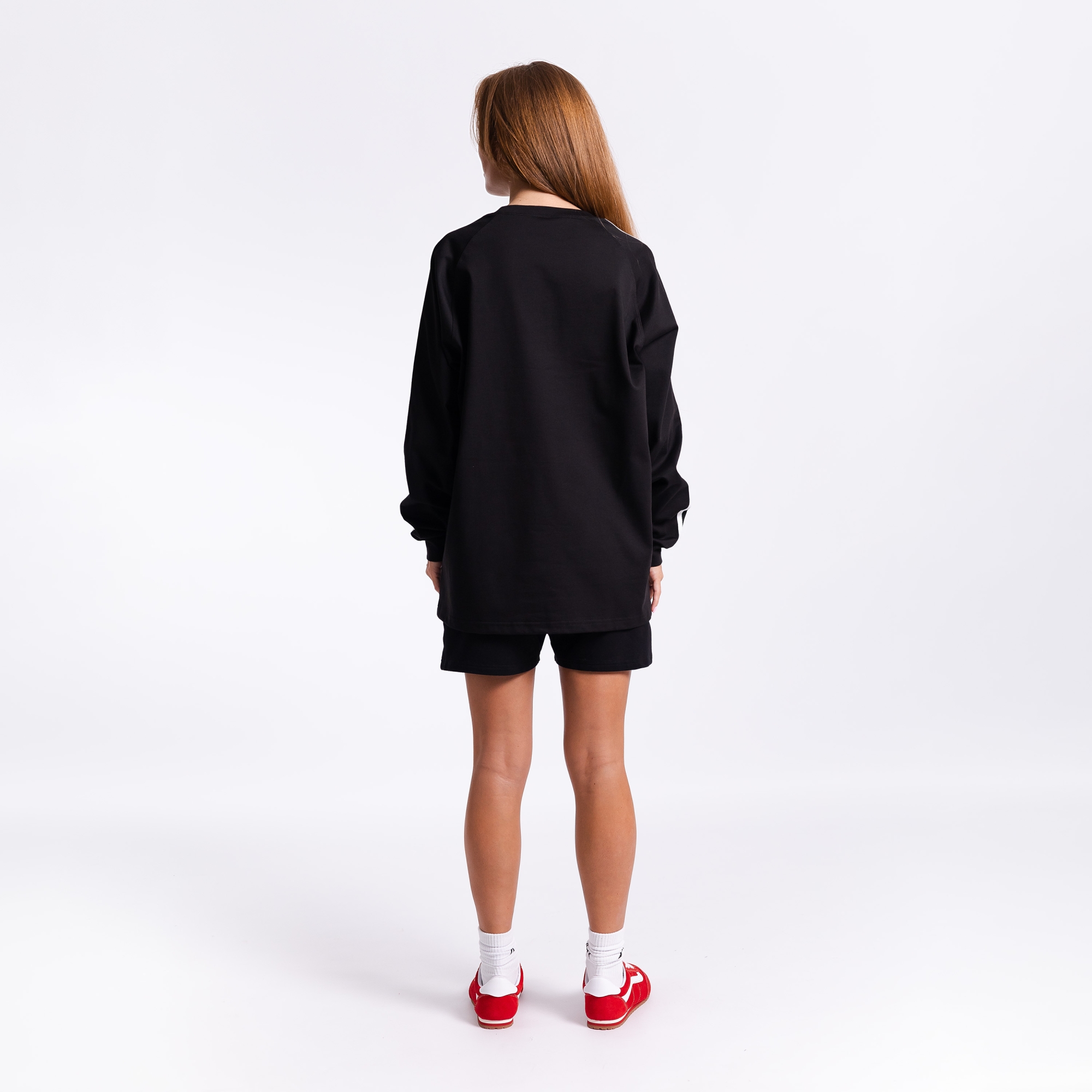 Лонгслив c лампасами