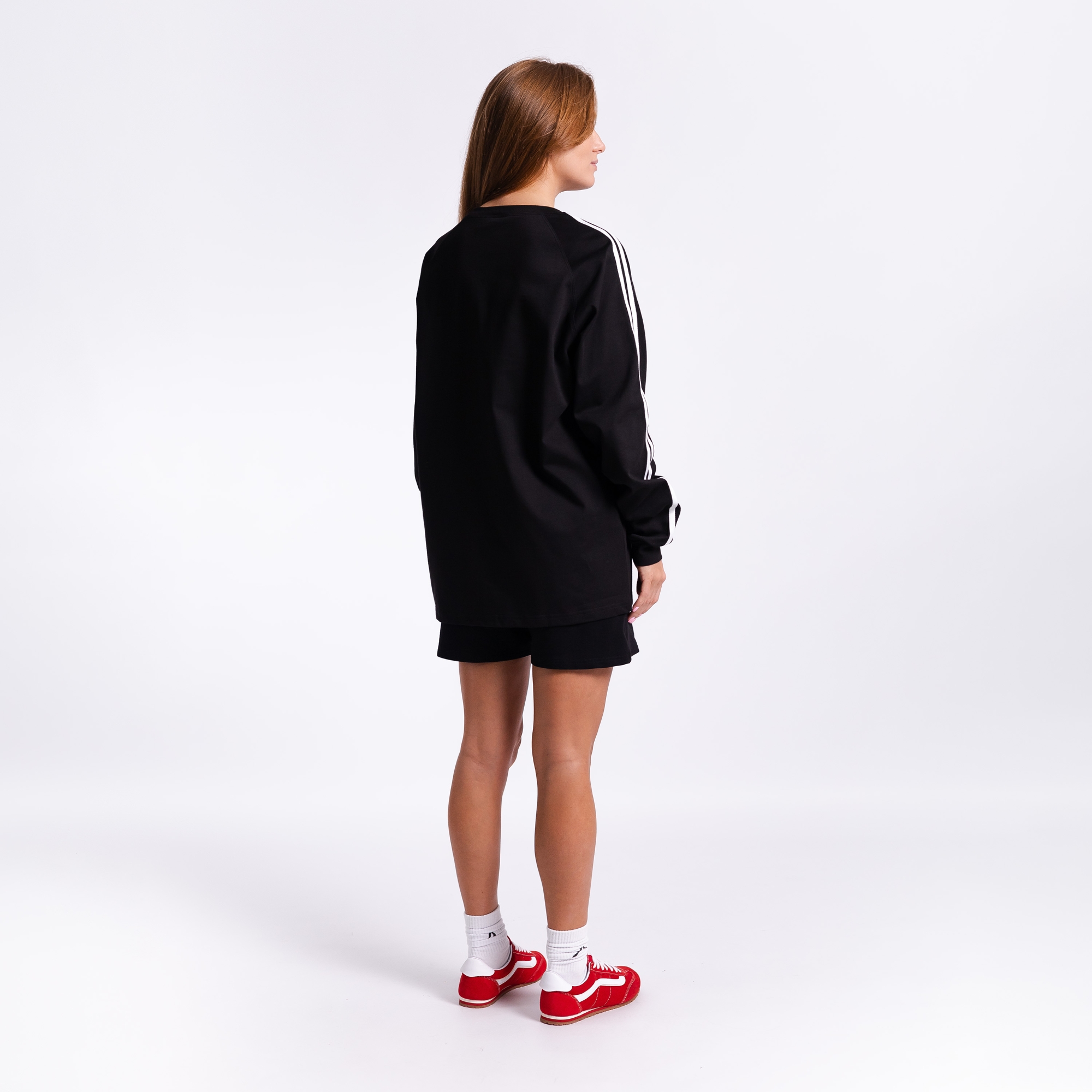 Лонгслив c лампасами