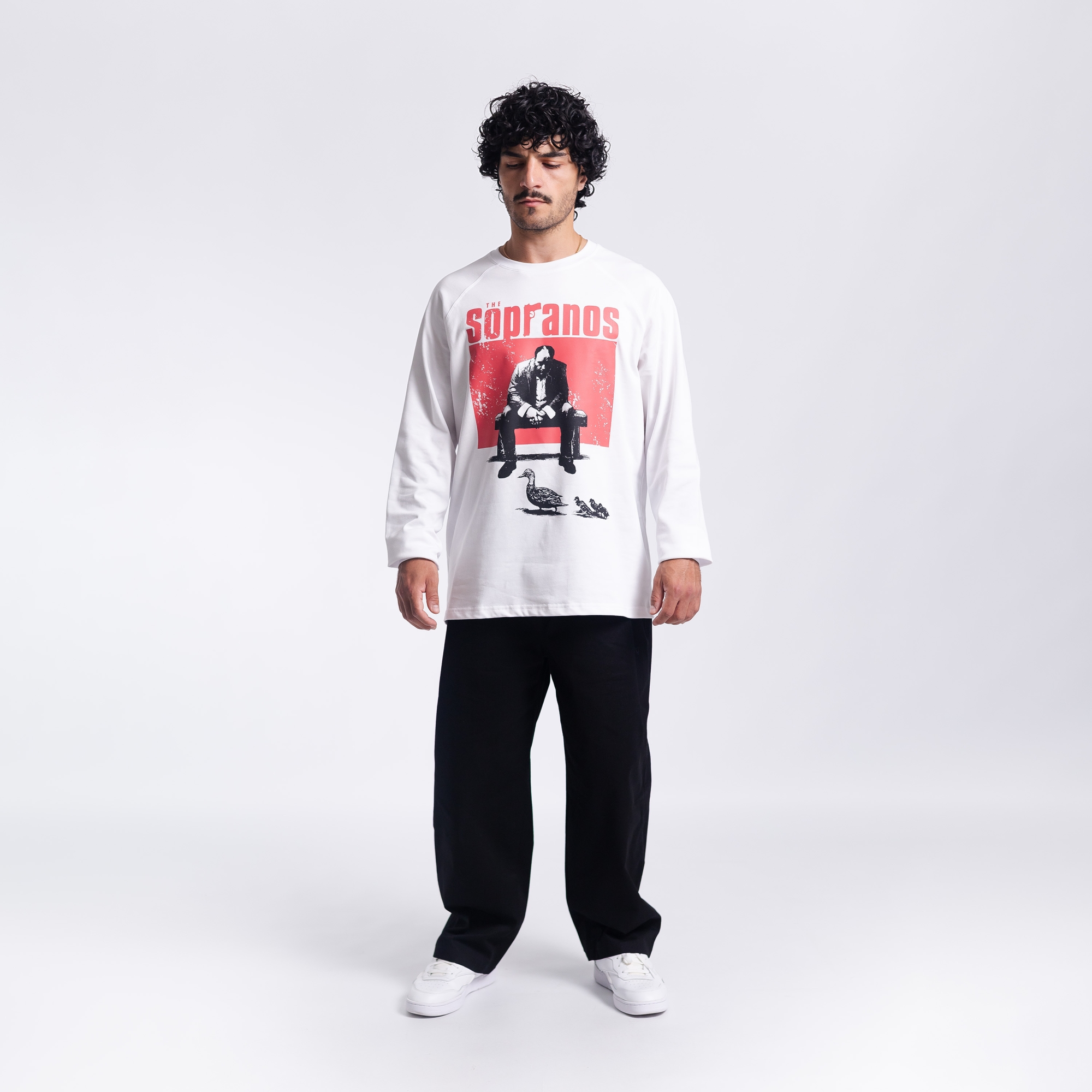 Лонгслив с принтом