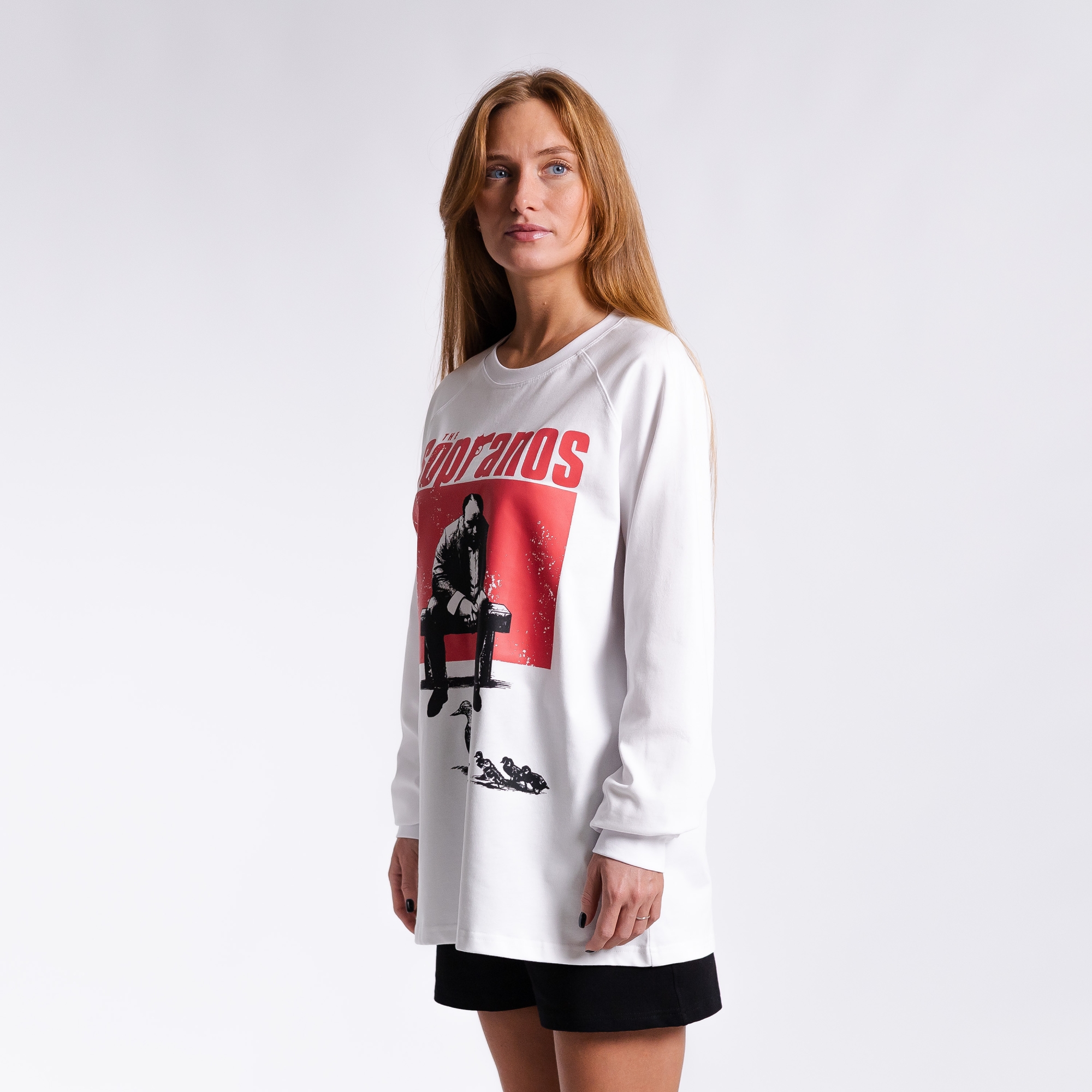 Лонгслив с принтом