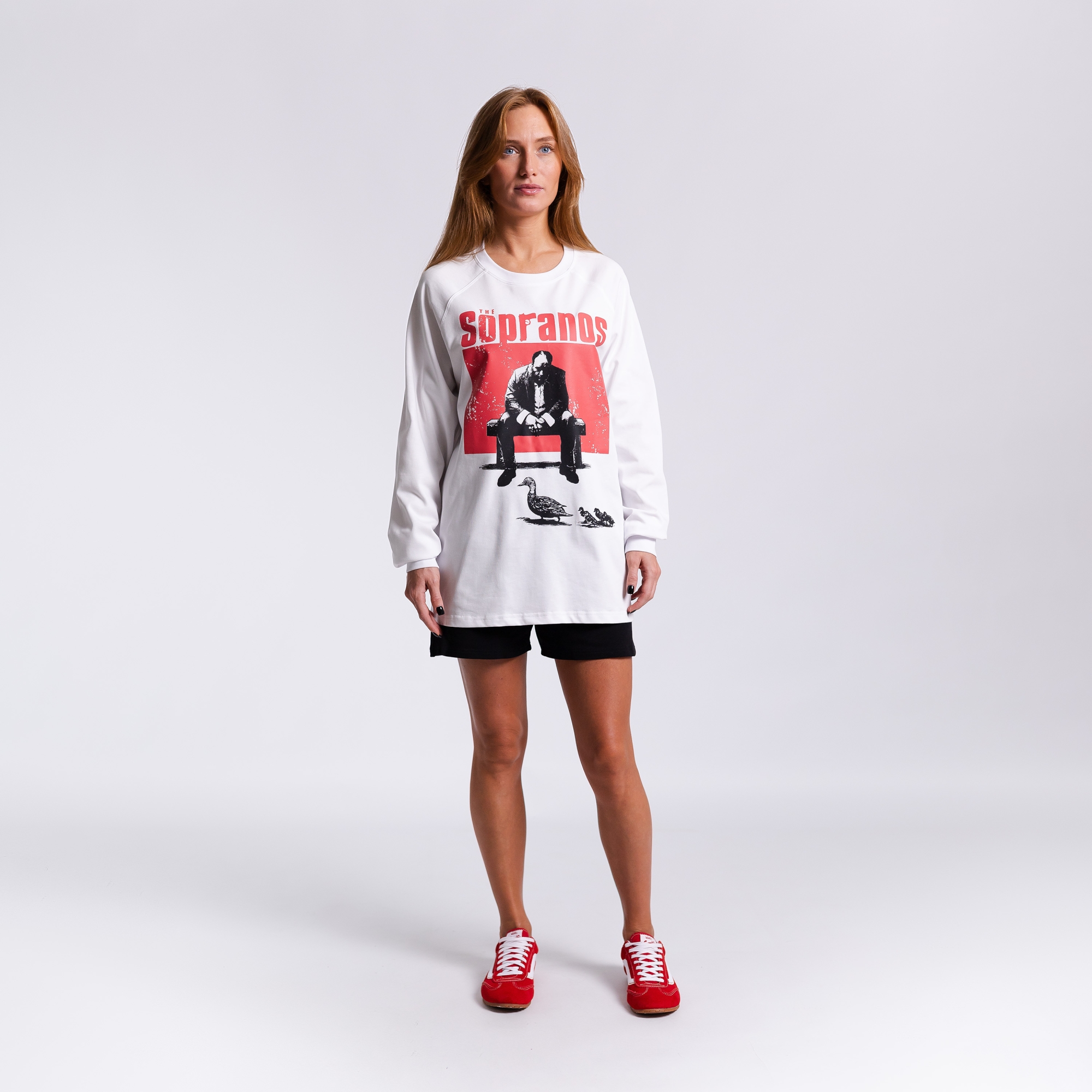 Лонгслив с принтом