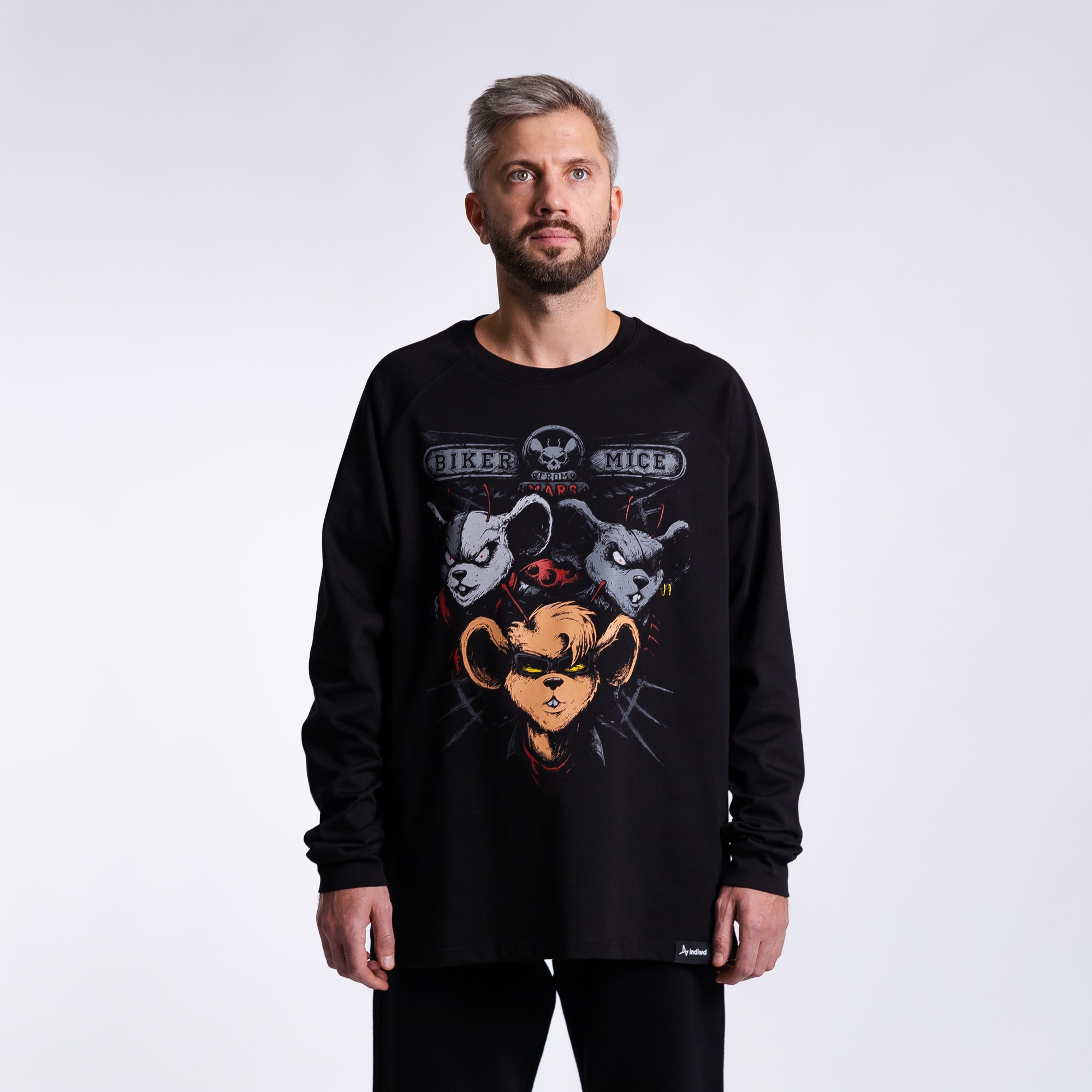 Лонгслив с принтом