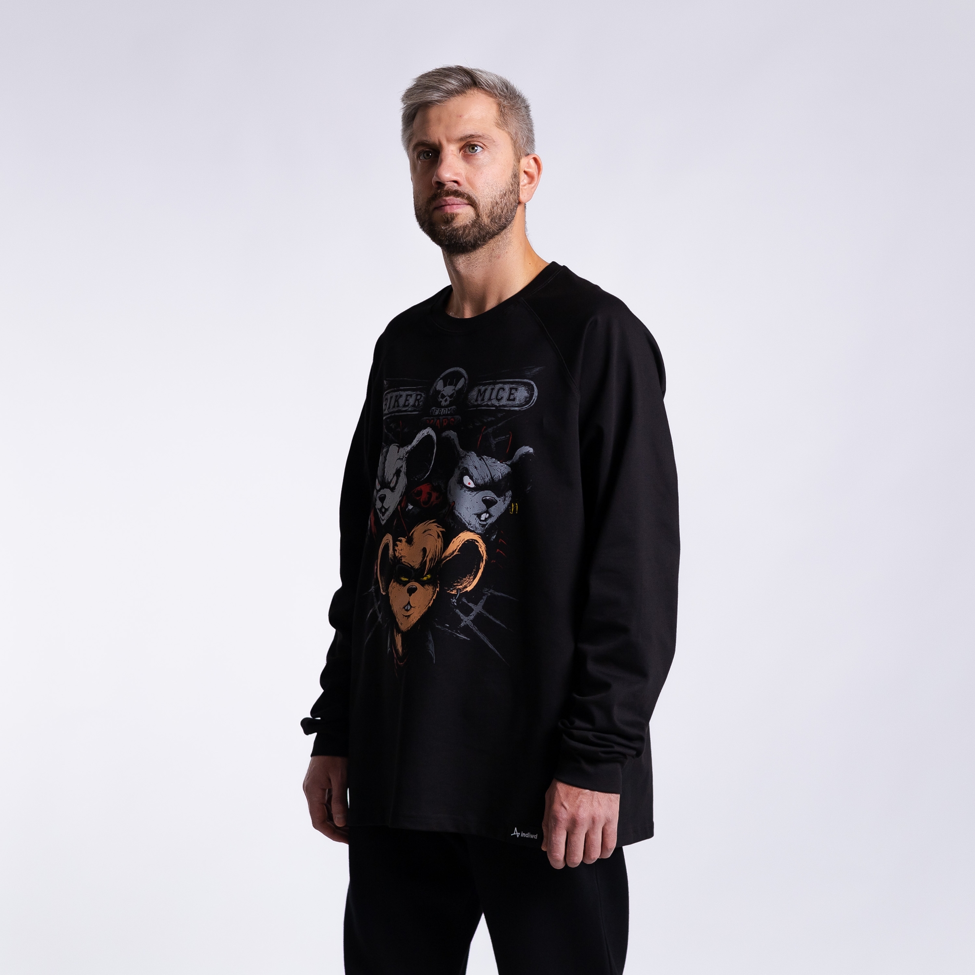 Лонгслив с принтом