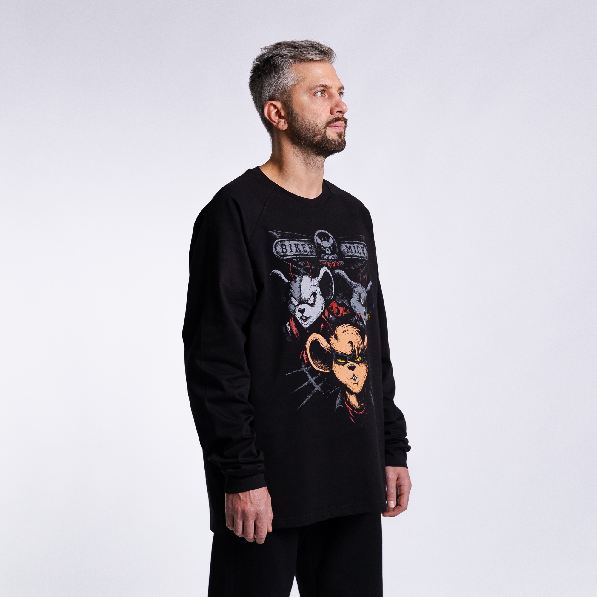 Лонгслив с принтом