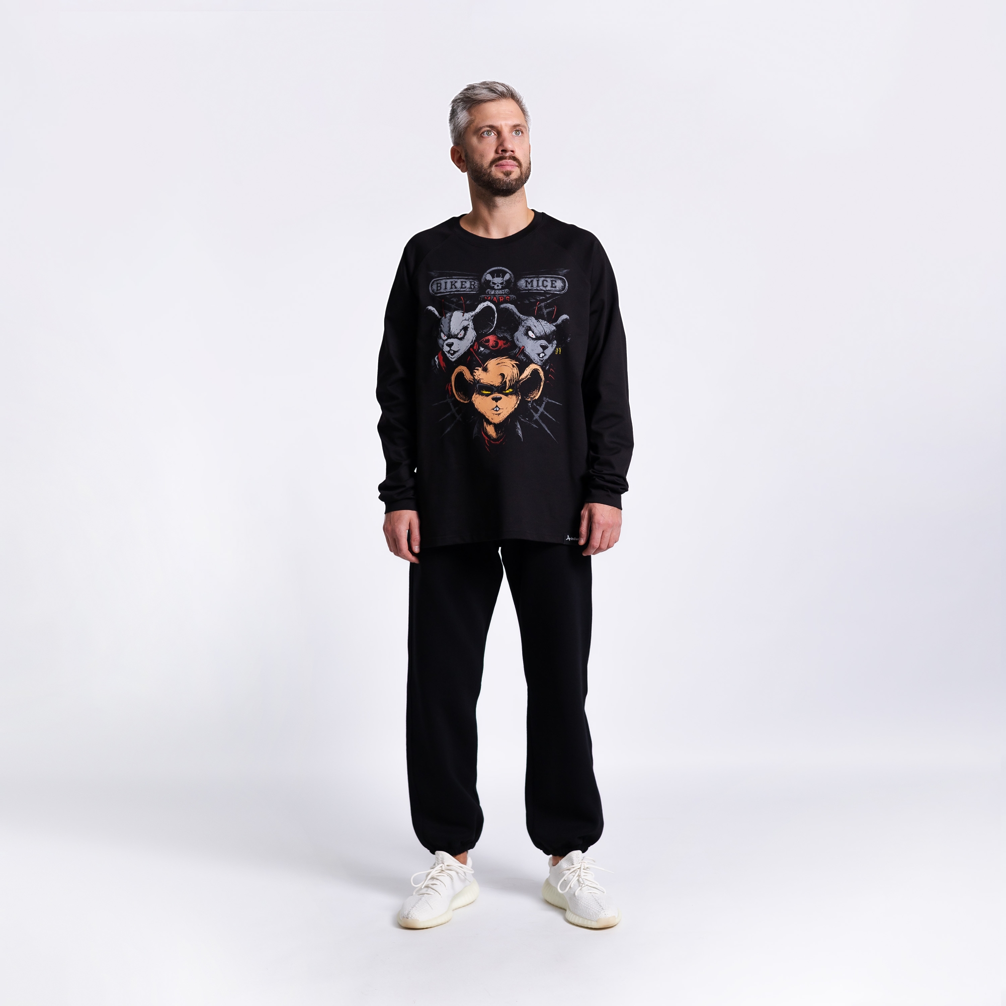 Лонгслив с принтом