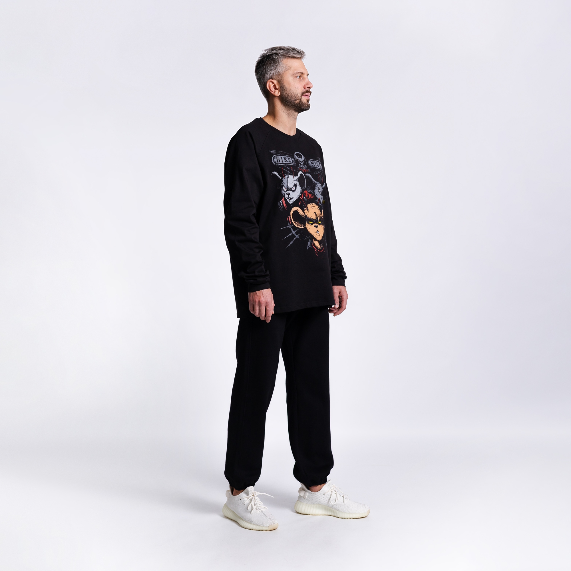 Лонгслив с принтом