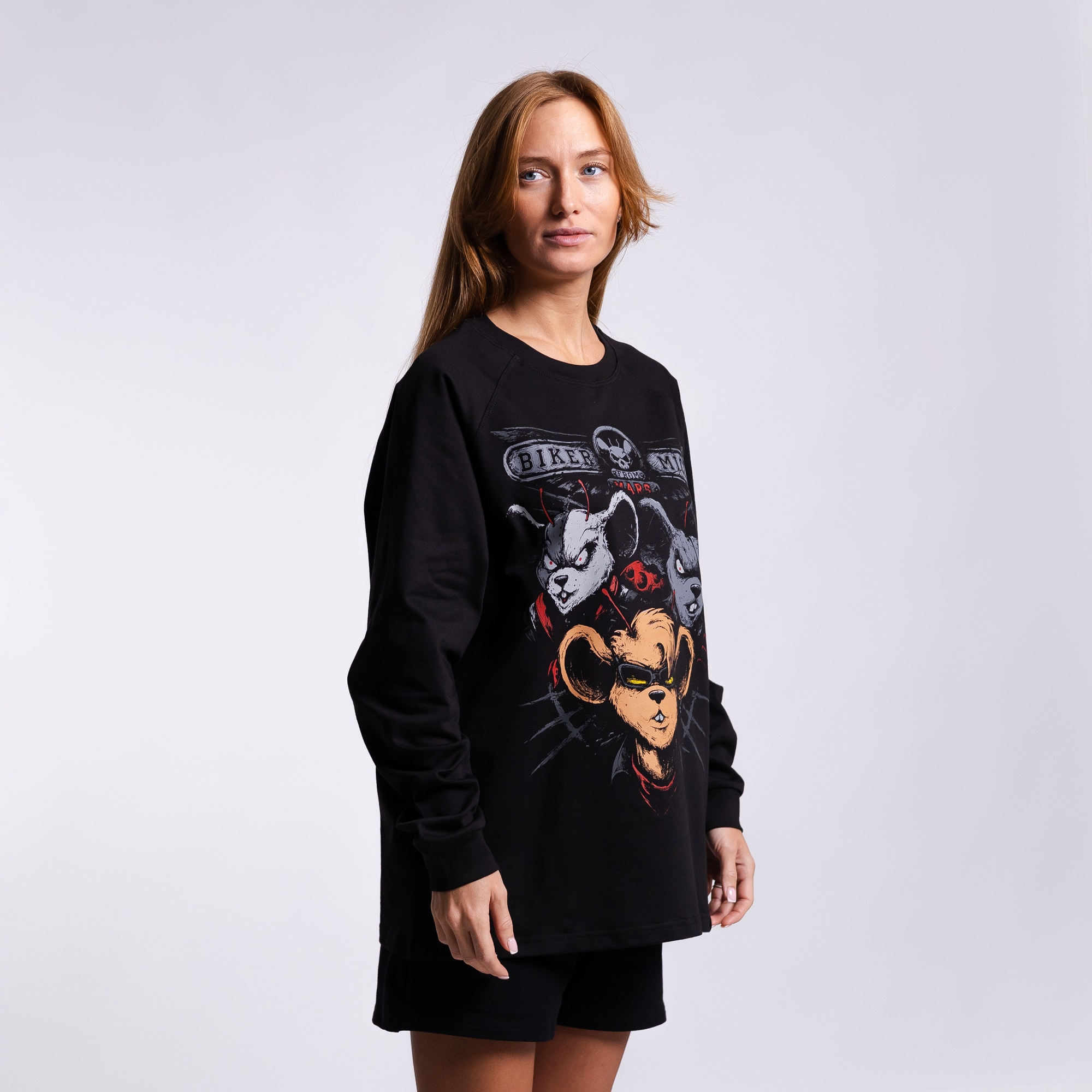 Лонгслив с принтом