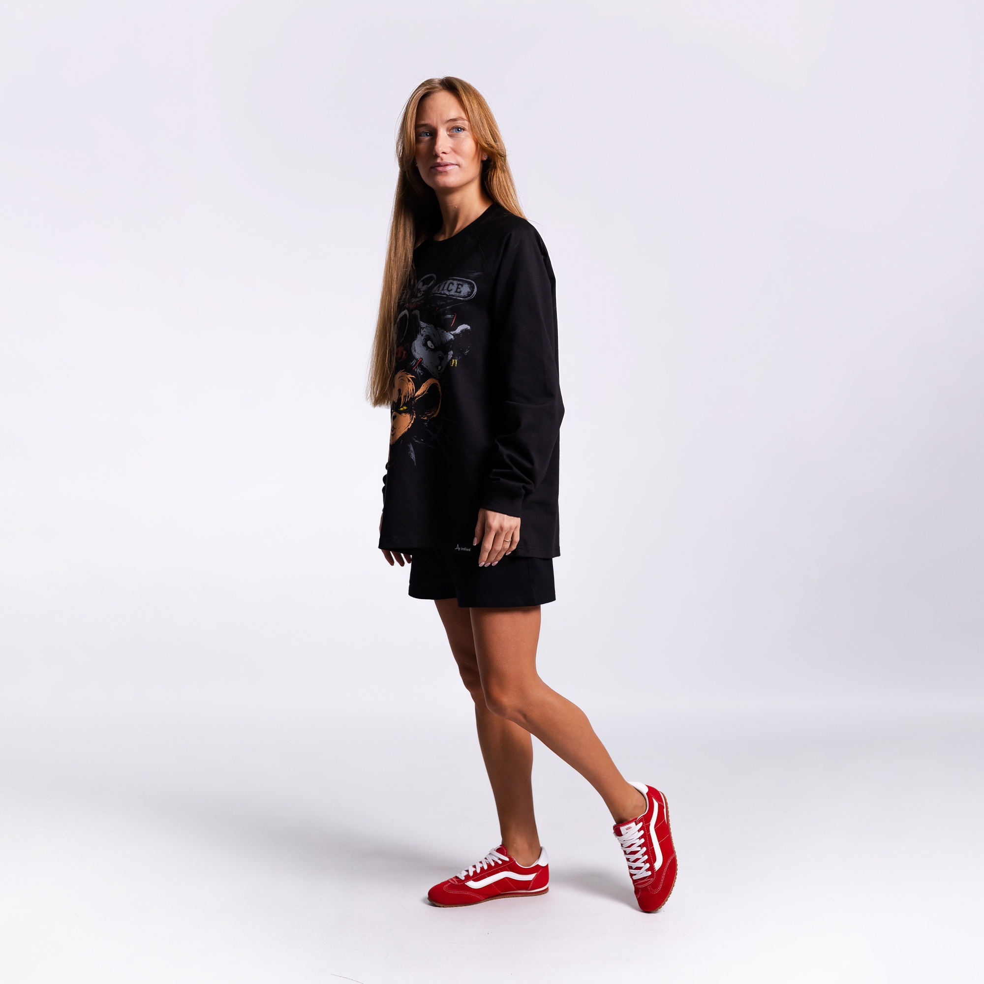 Лонгслив с принтом