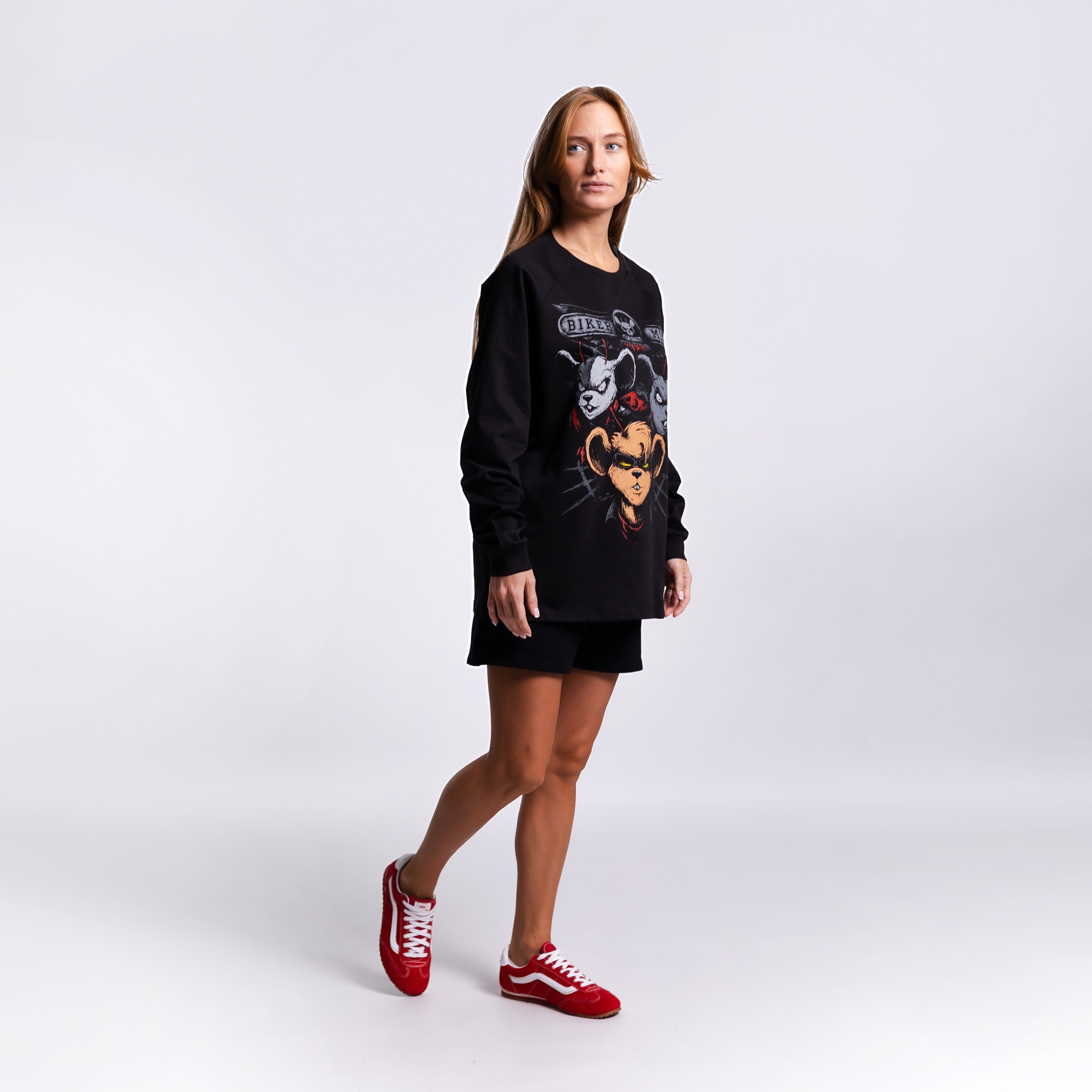 Лонгслив с принтом