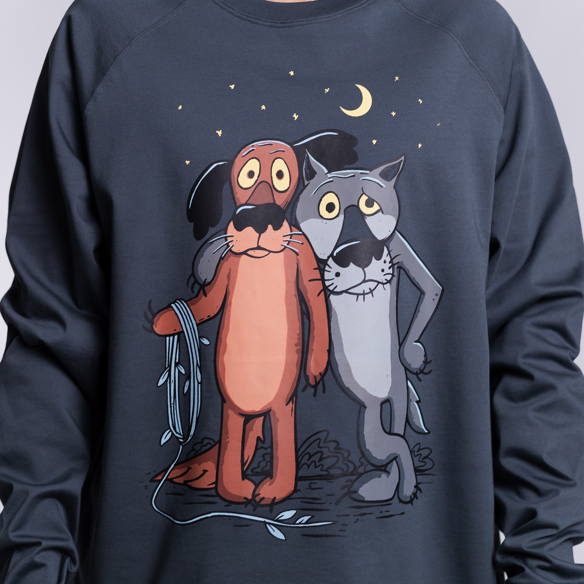 Лонгслив Пёс и волк