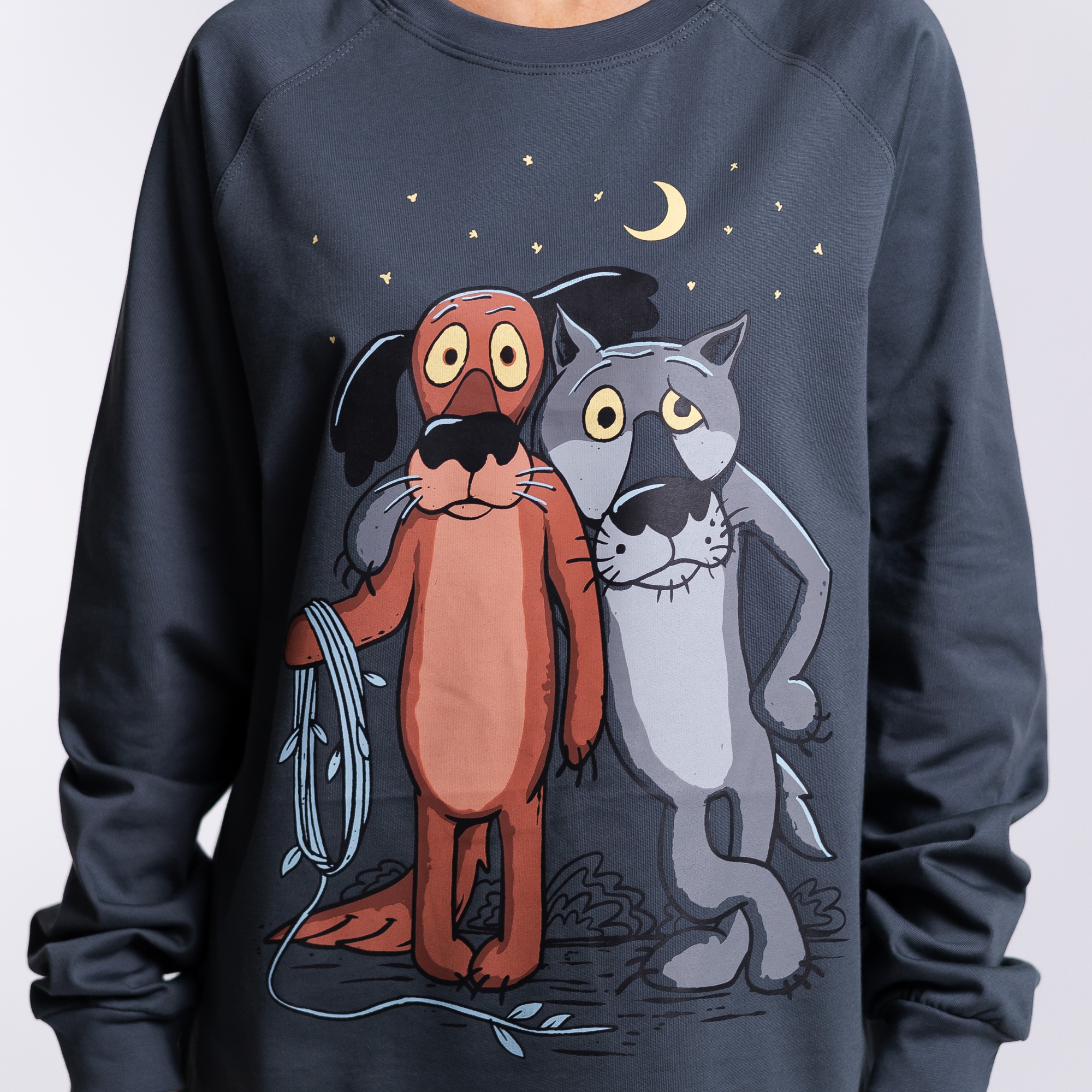 Лонгслив Пёс и волк