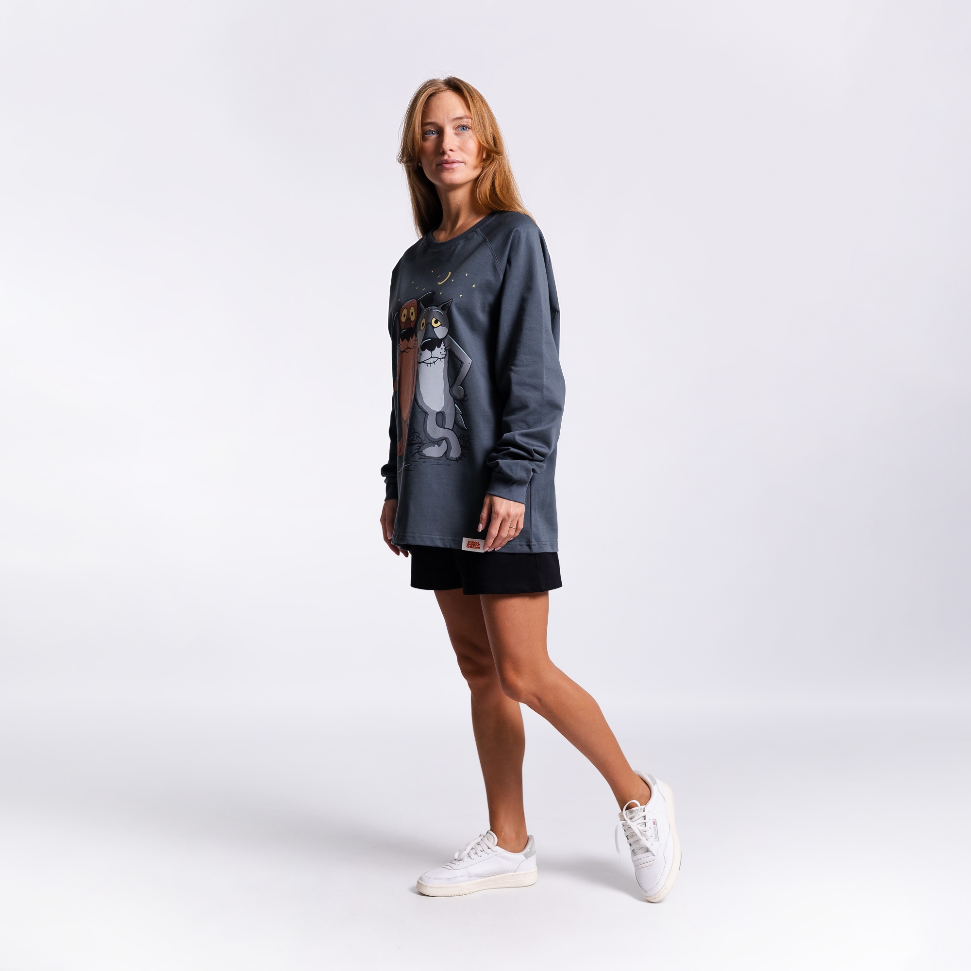 Лонгслив Пёс и волк