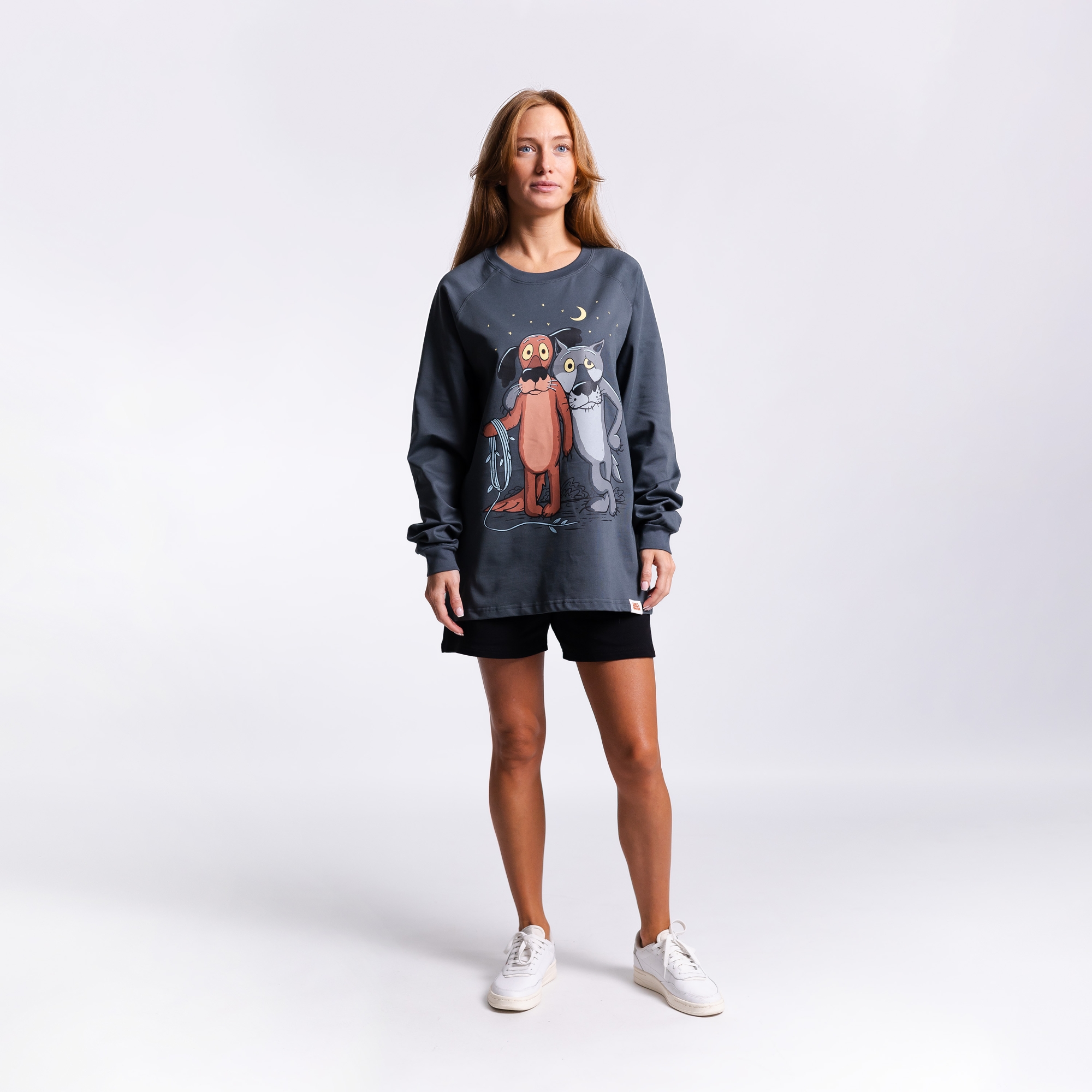 Лонгслив Пёс и волк