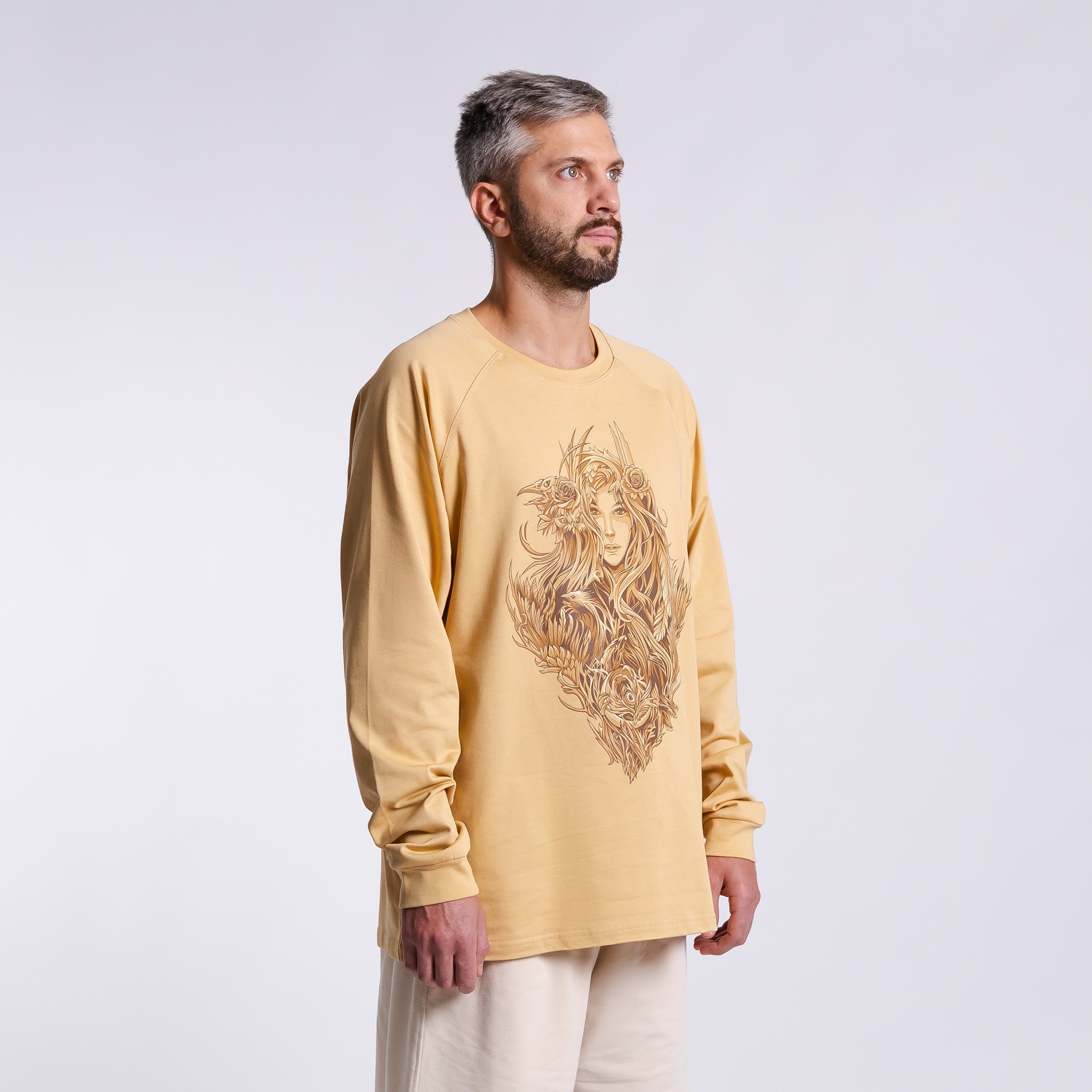 Лонгслив с принтом