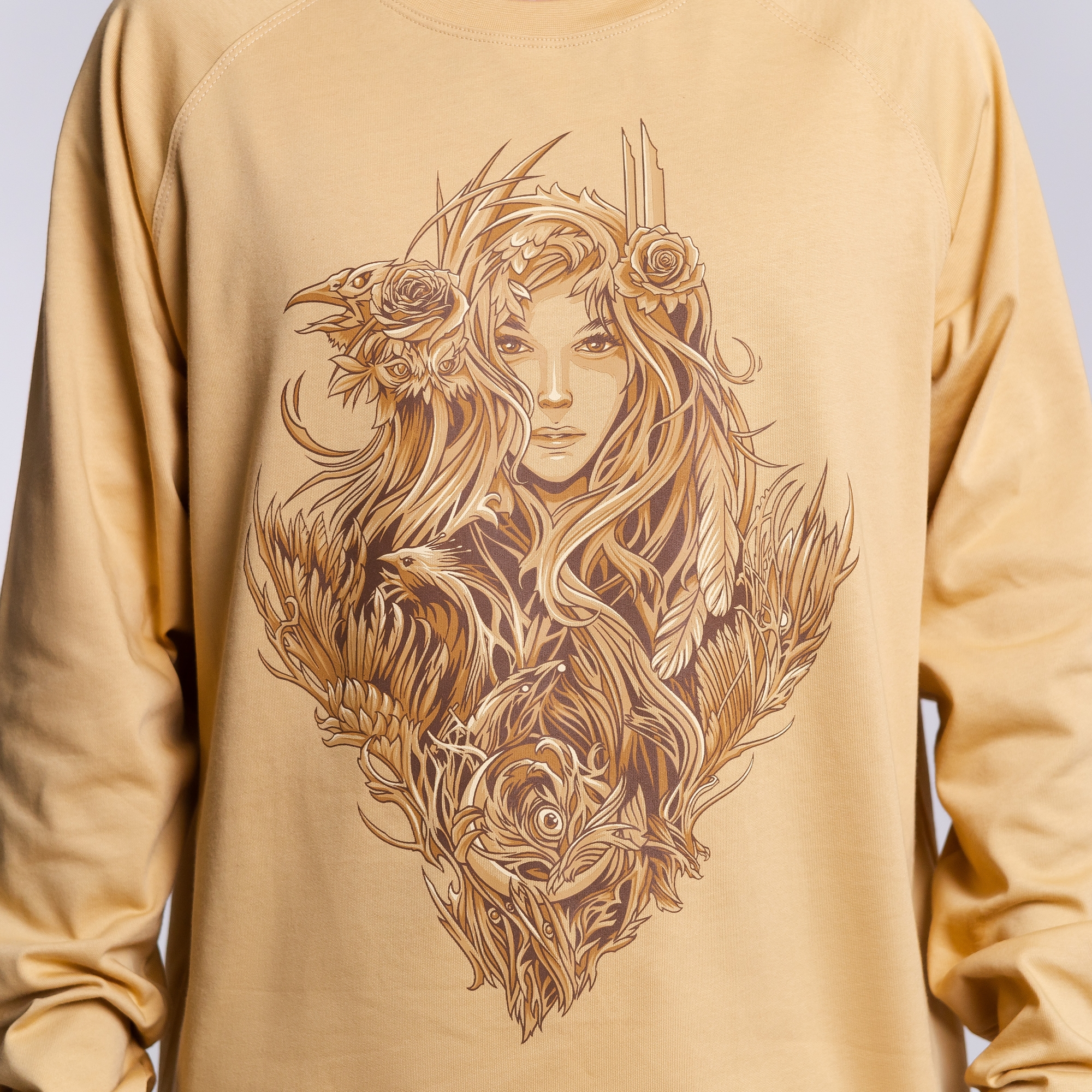 Лонгслив с принтом