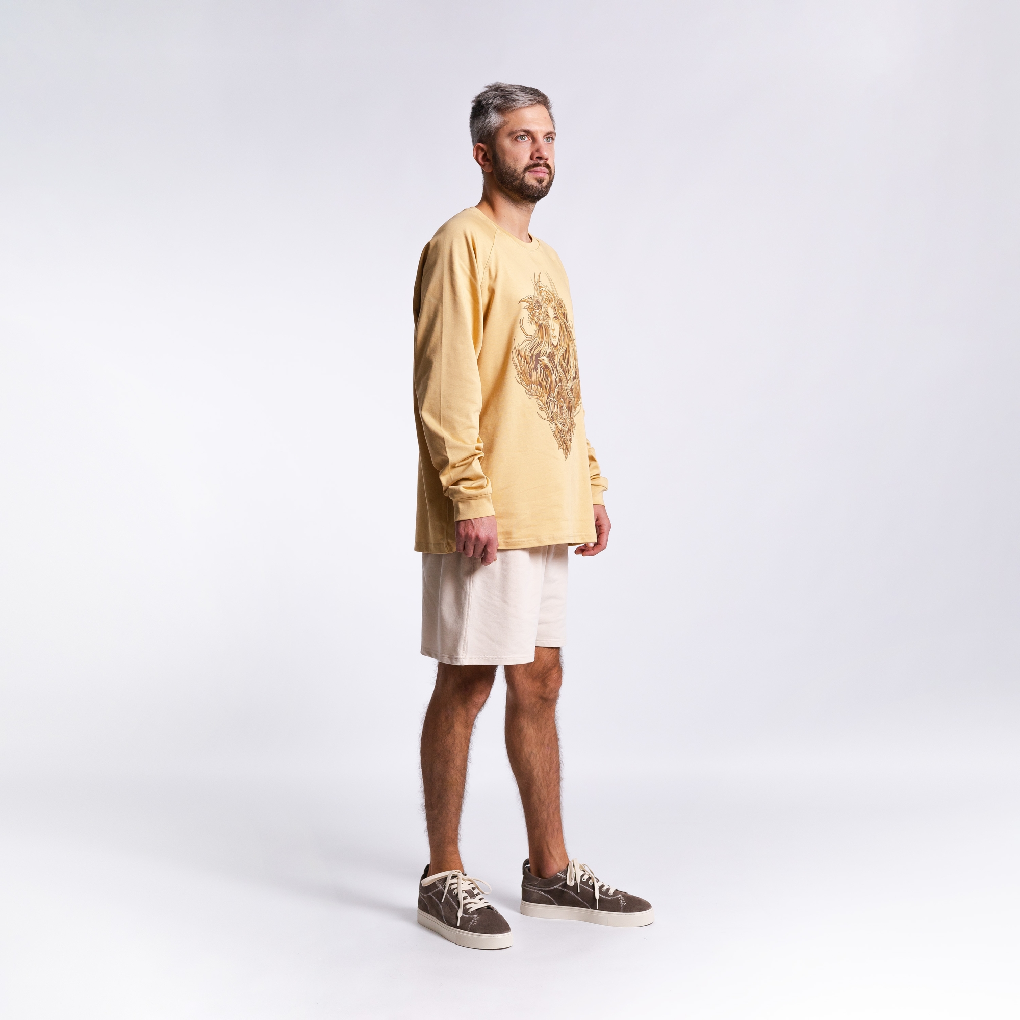 Лонгслив с принтом