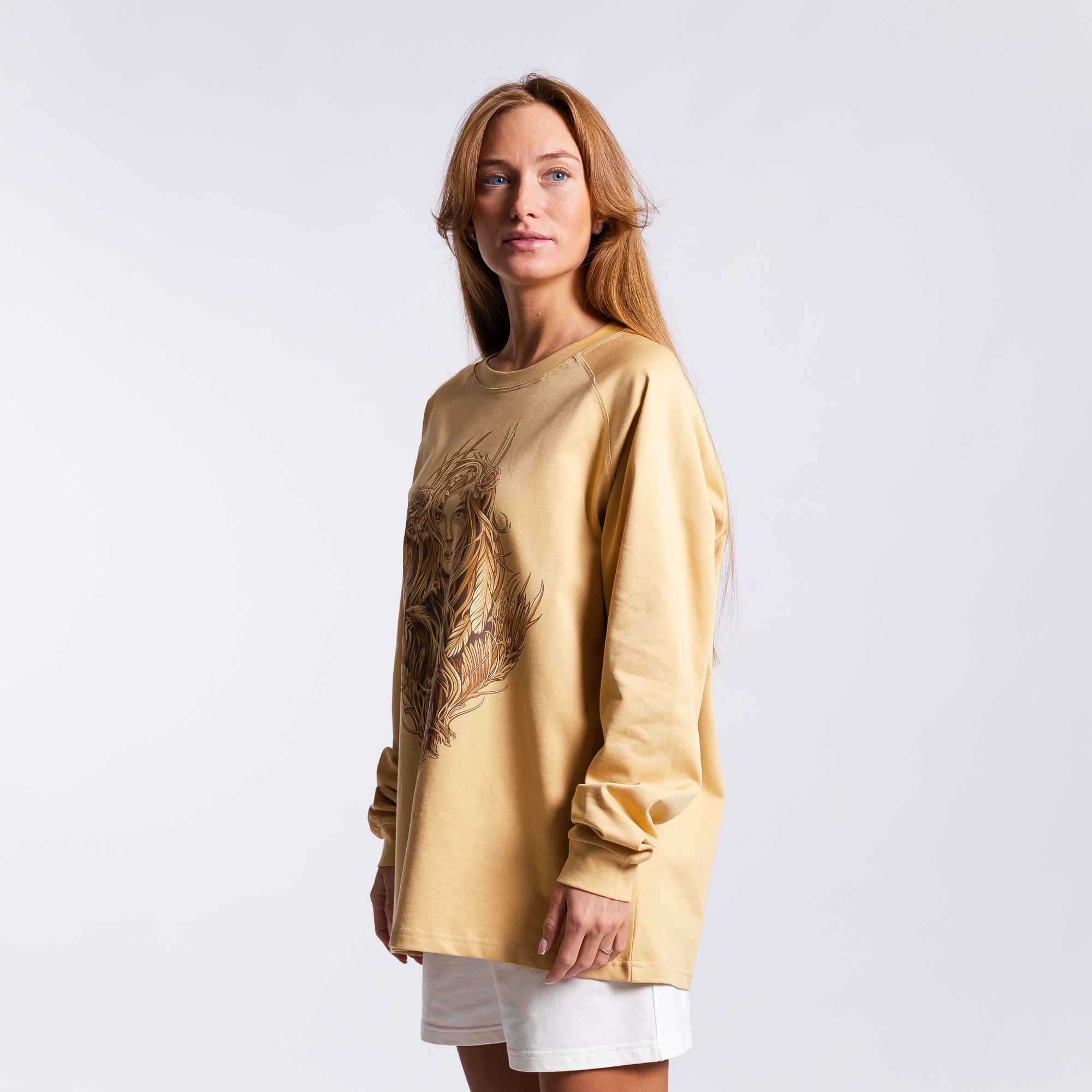 Лонгслив с принтом