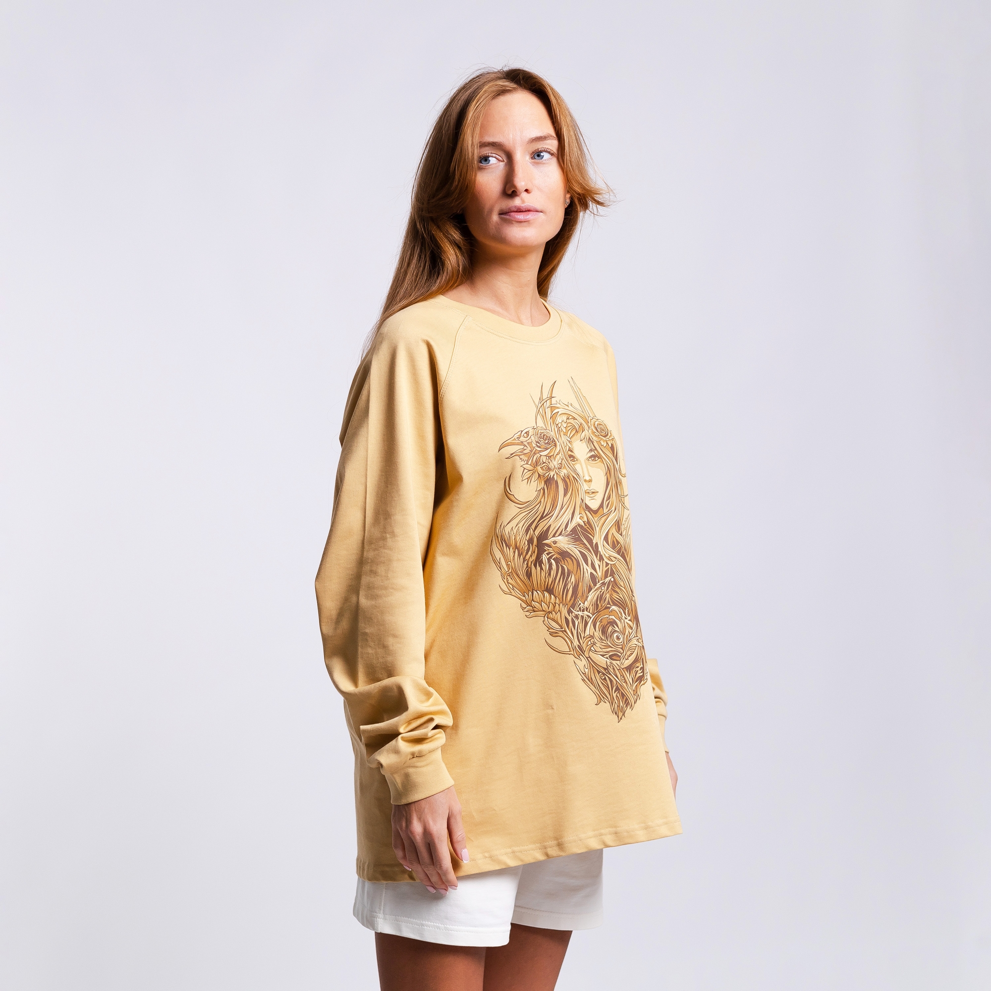 Лонгслив с принтом