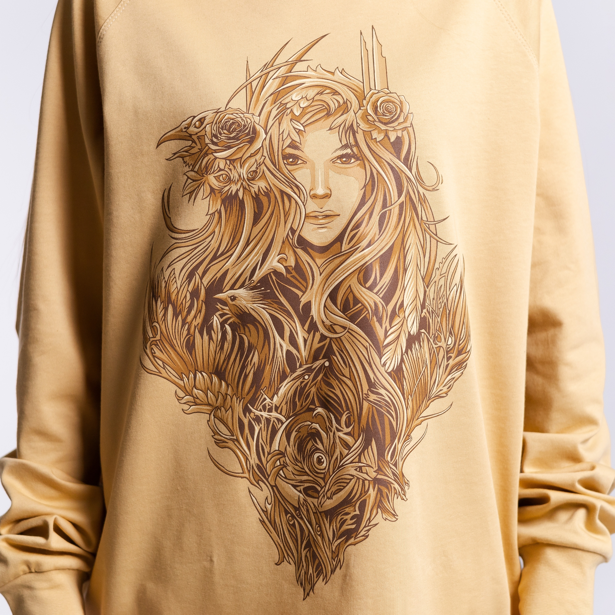 Лонгслив с принтом