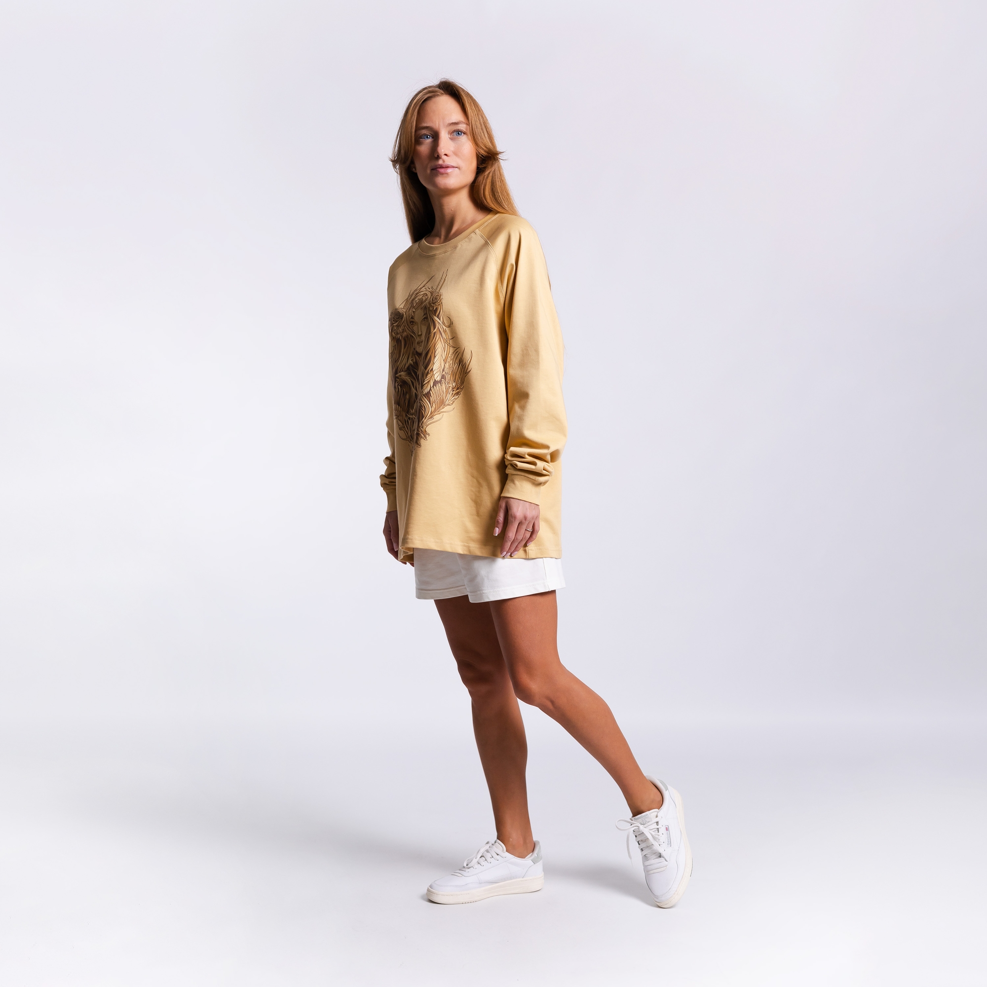 Лонгслив с принтом