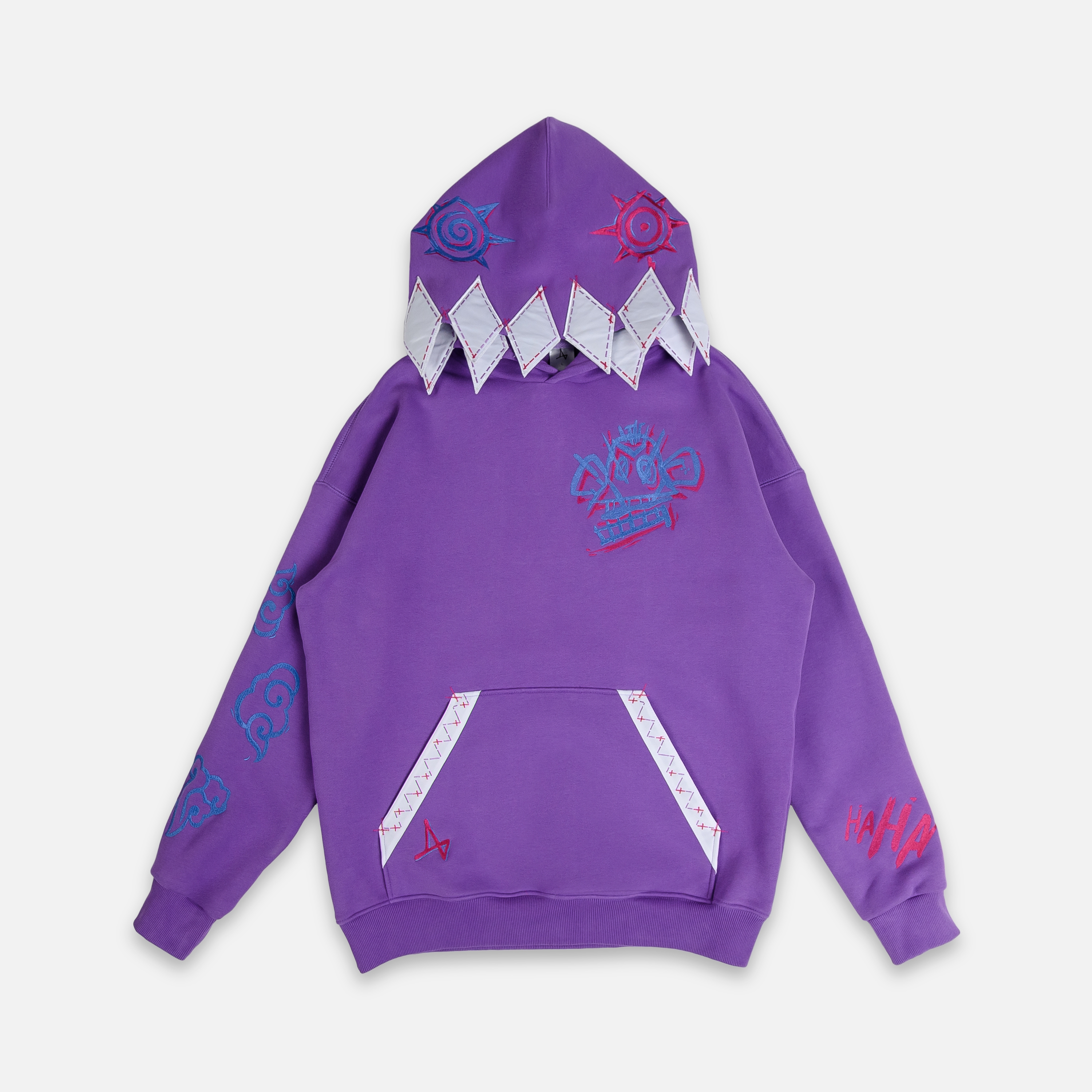 

Худи с зубами, Фиолетовый