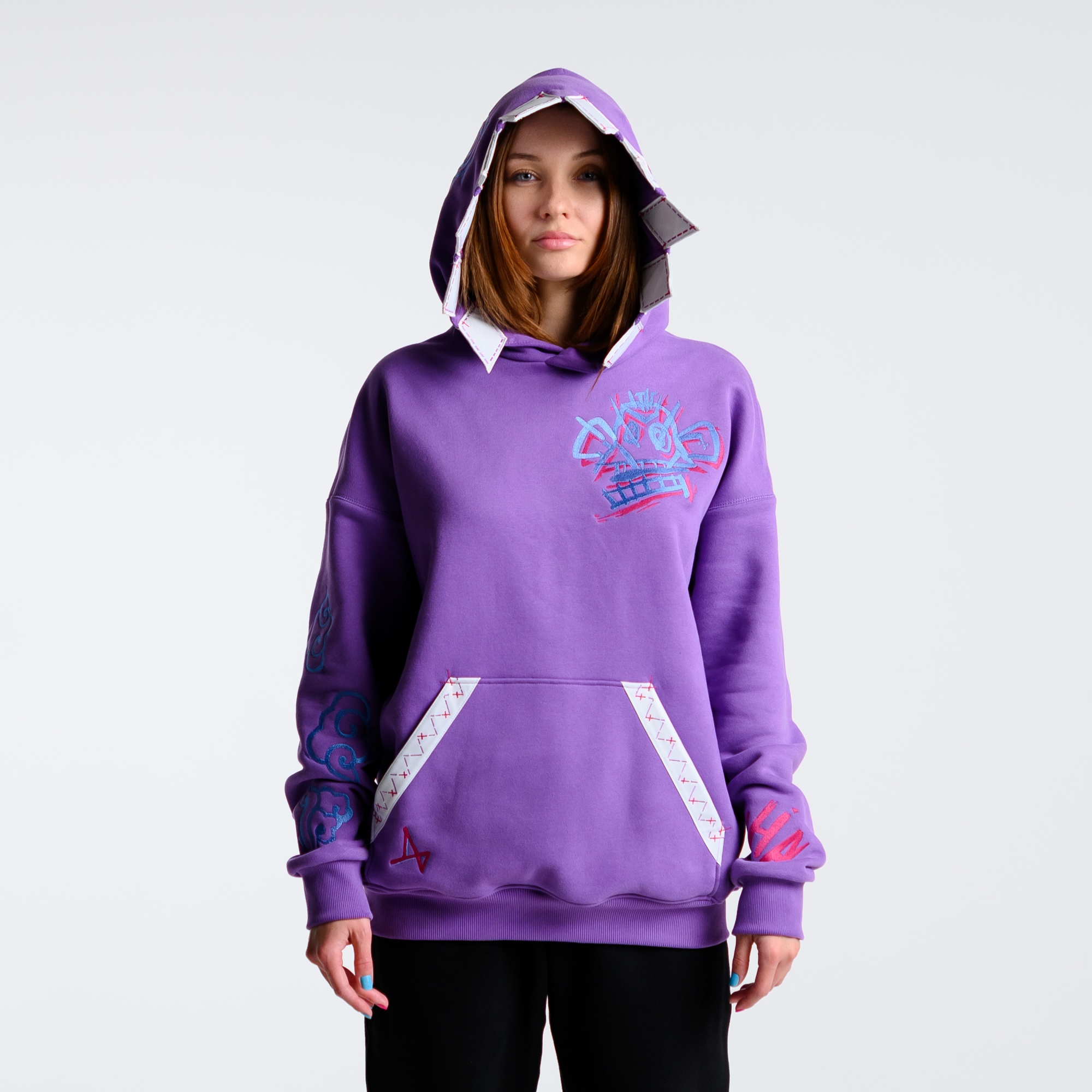 Худи с зубами