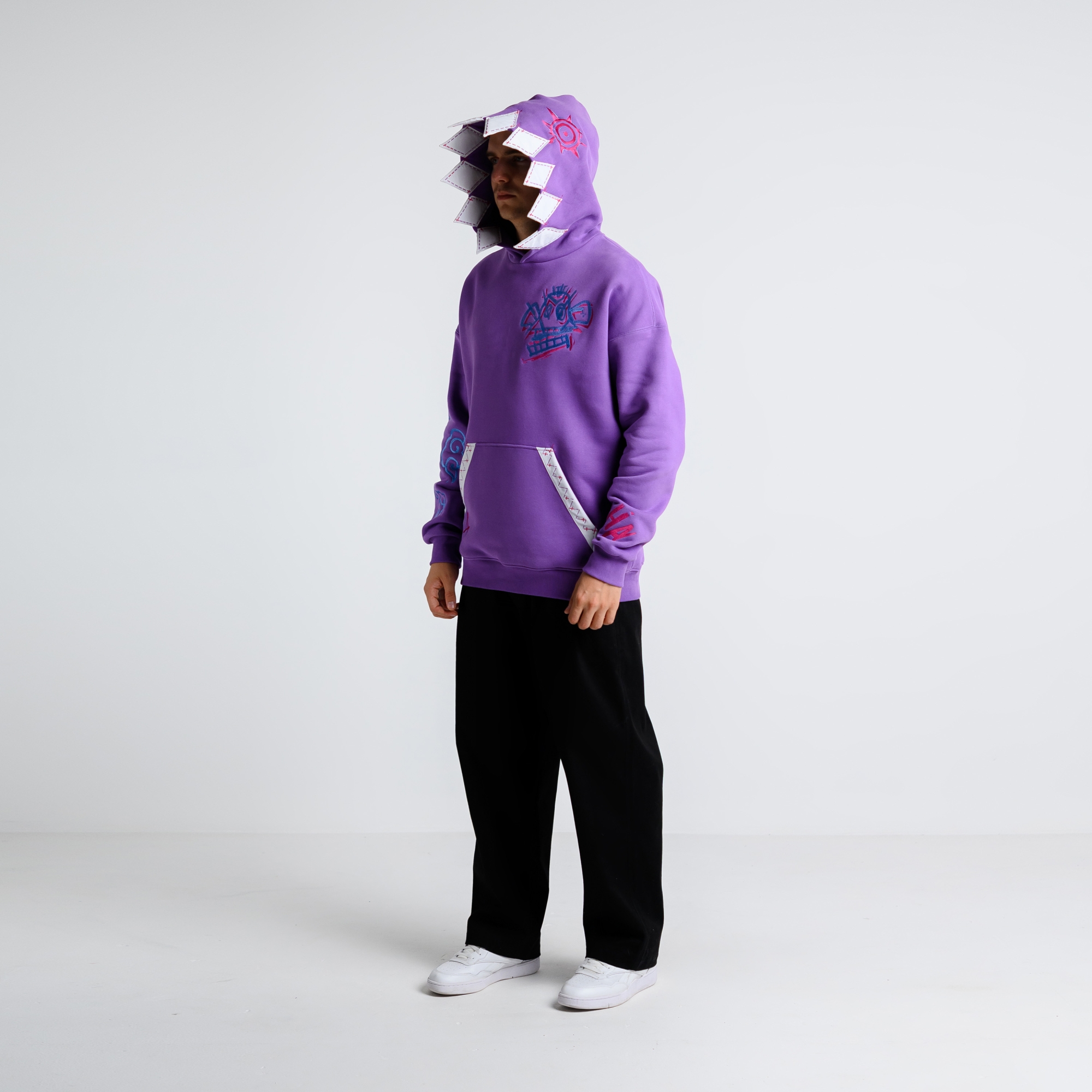 Худи с зубами