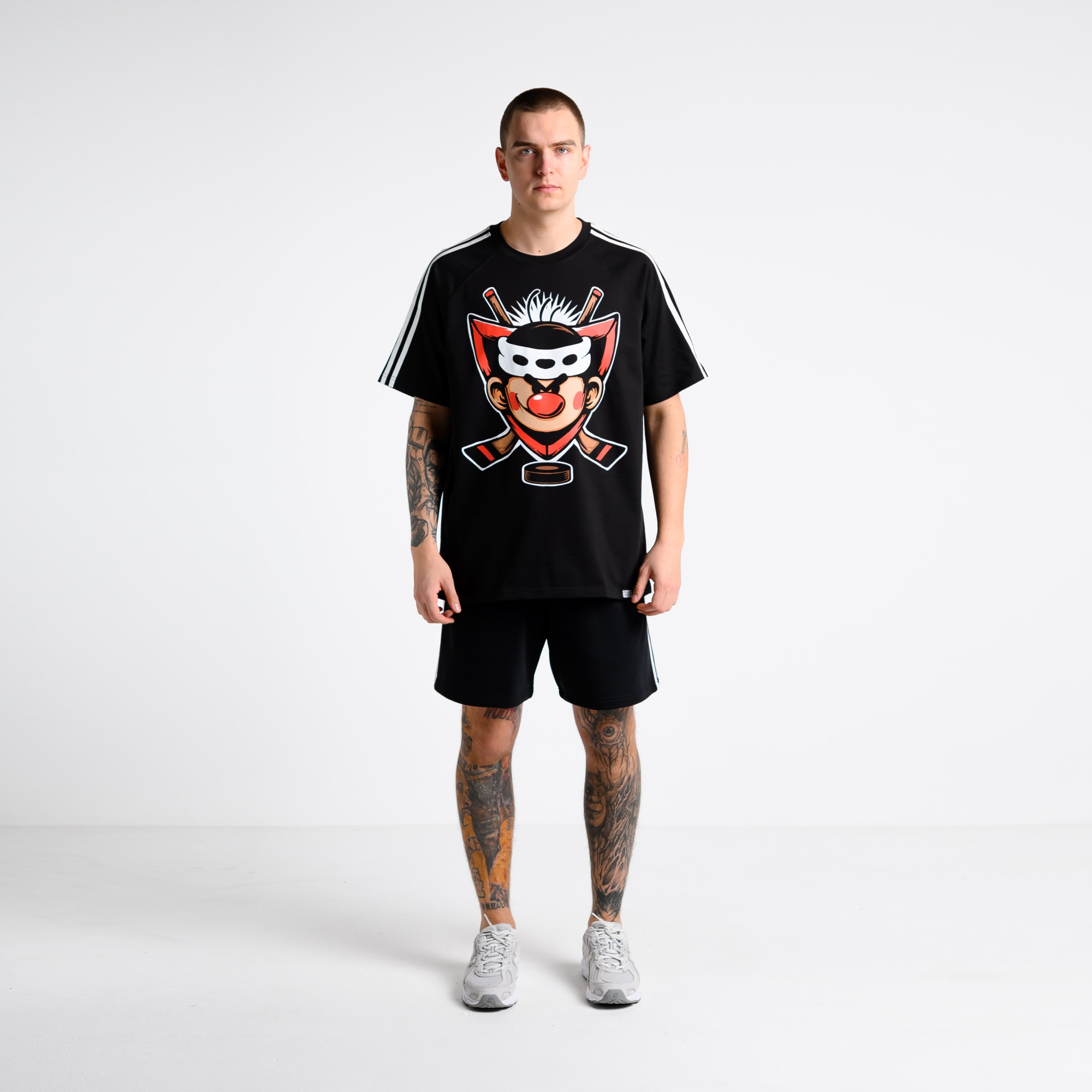 Шорты Simple 4 с лампасами