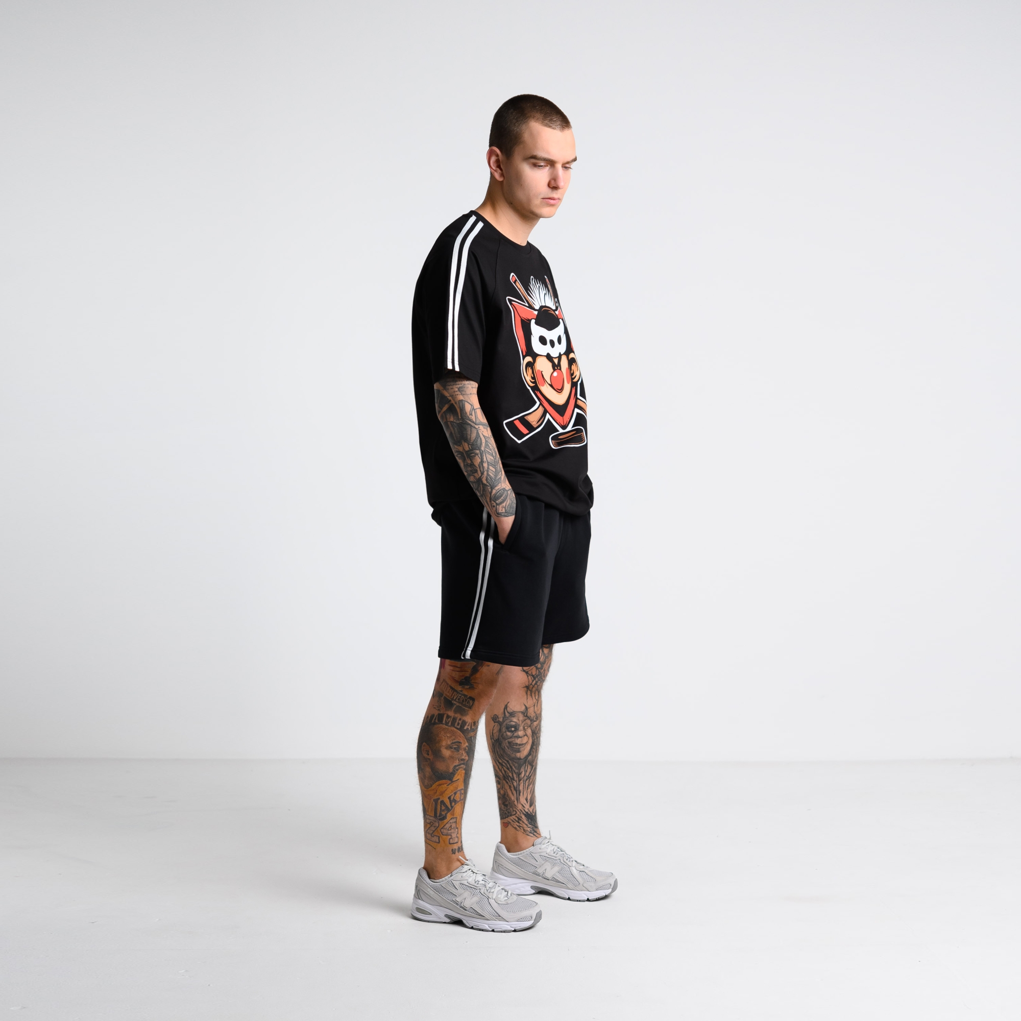 Шорты Simple 4 с лампасами